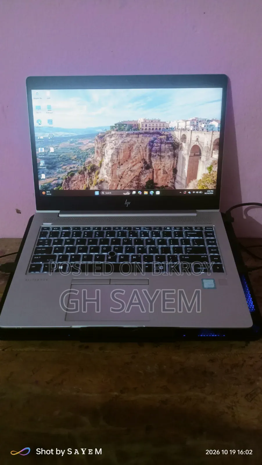 Laptop HP EliteBook 840 G6 8GB Intel Core i5 SSD 256GB