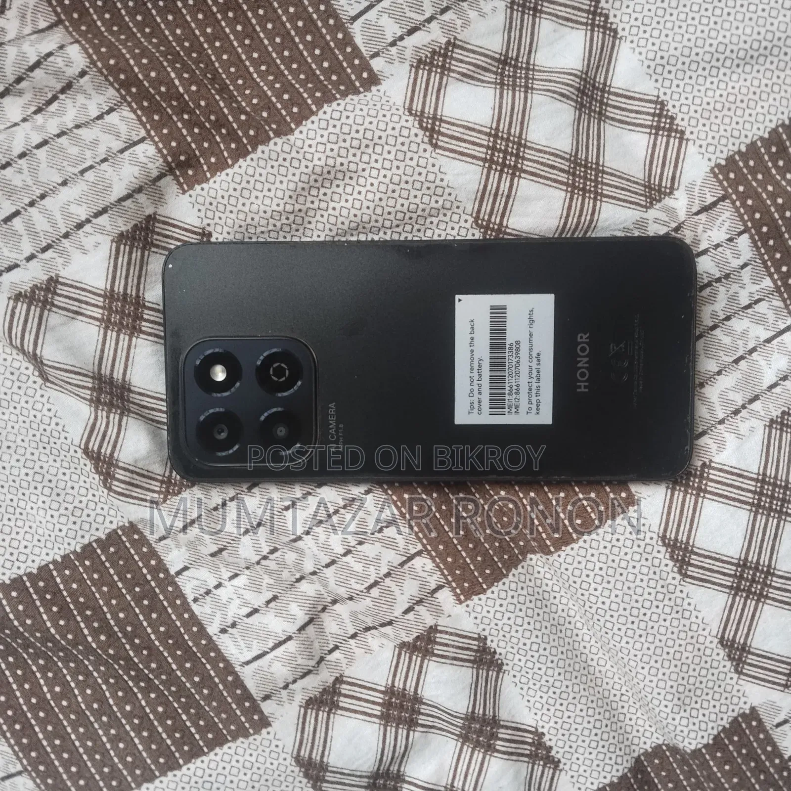 Honor X6b 128 GB Black