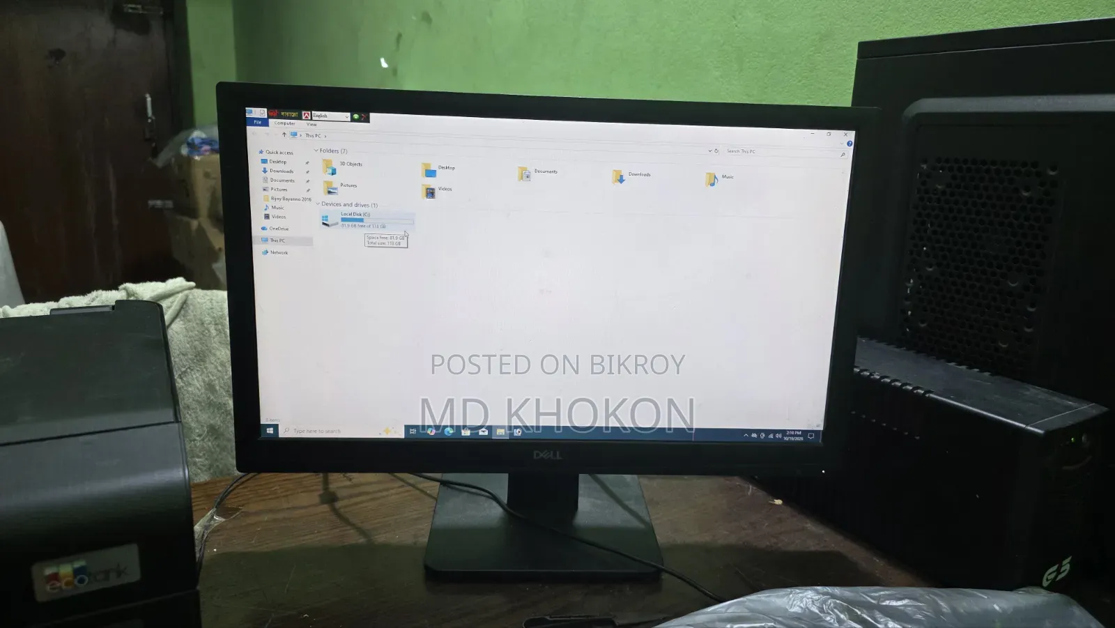 Desktop Computer Dell Alpha 4GB Nvidia SSD 500GB