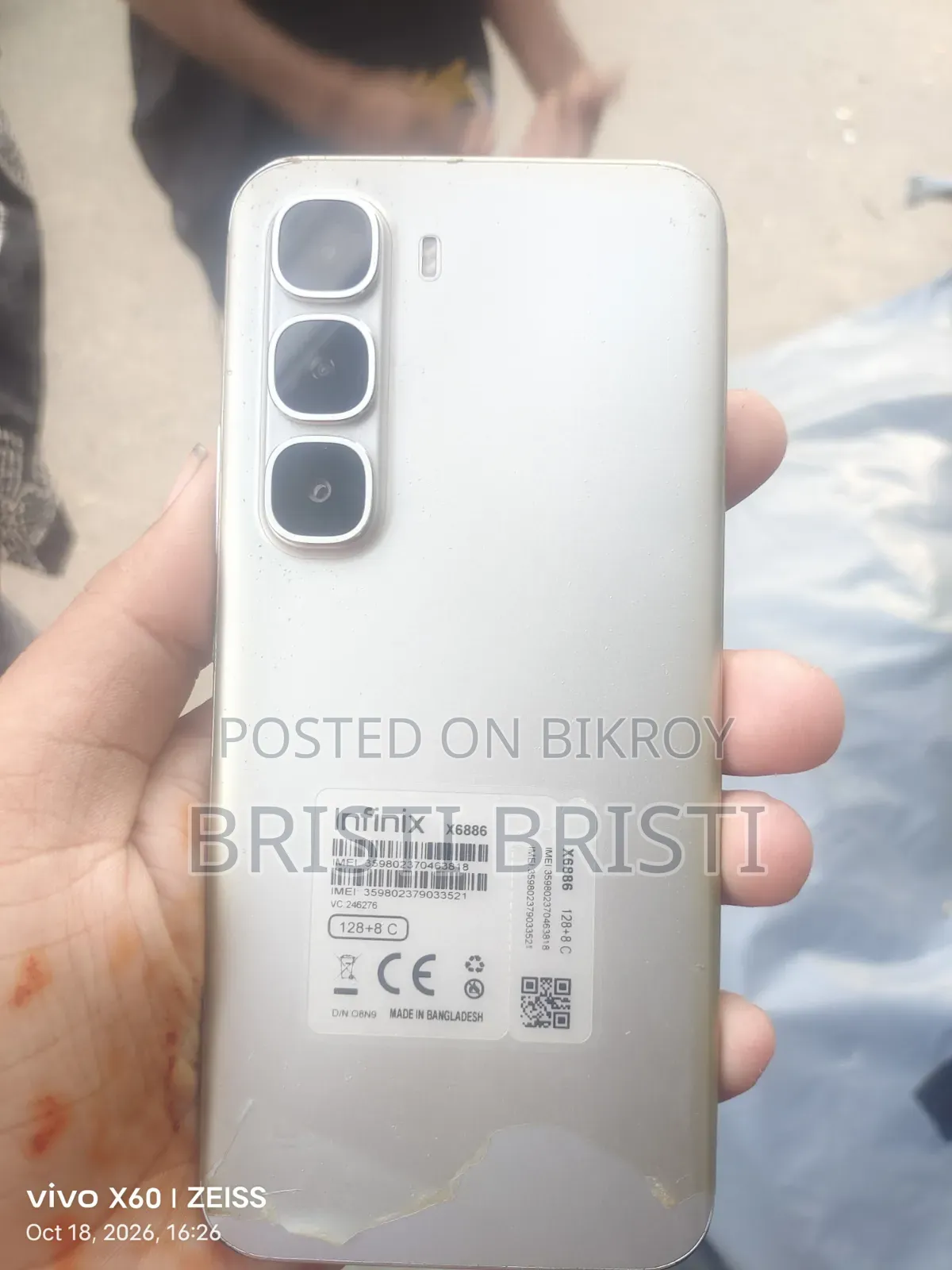 Infinix Hot 60 Pro+ 128 GB Graphite