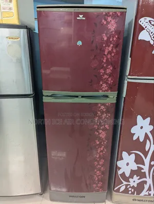 Walton Maroon Color Frost Fridge 12.5 Cft.