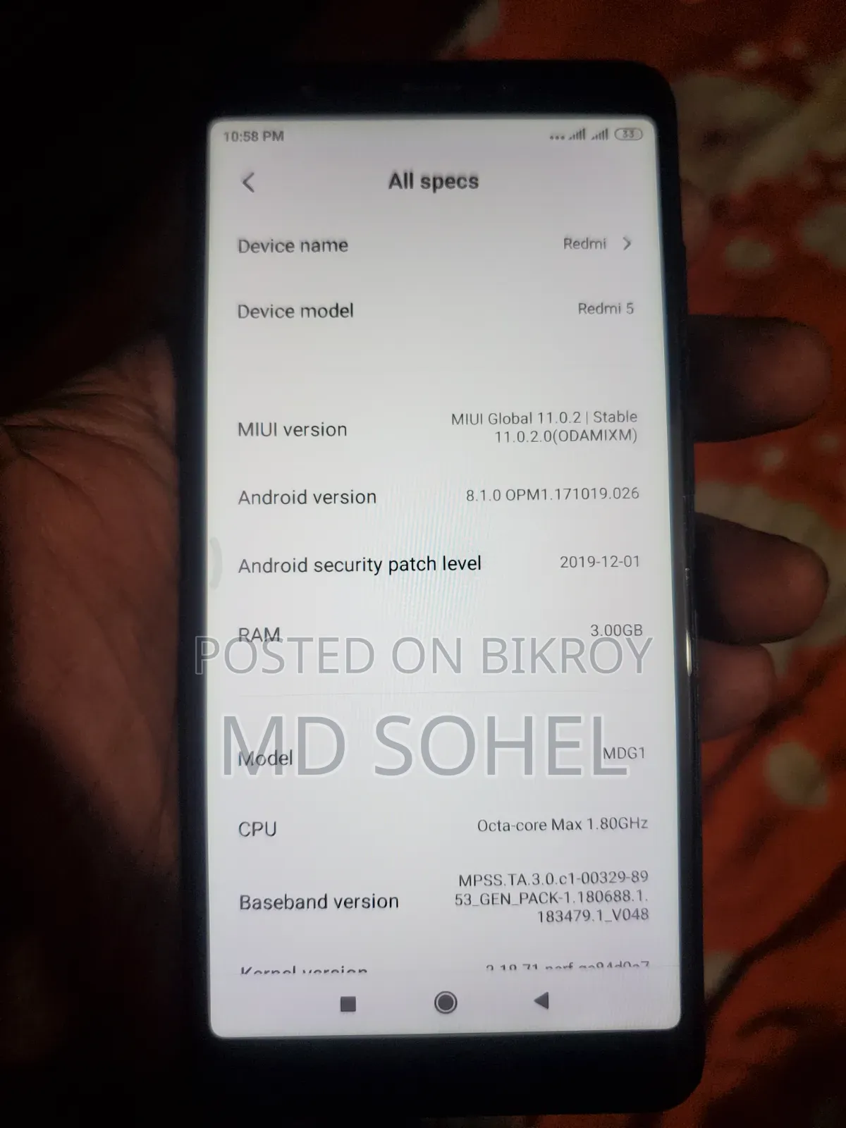 Xiaomi Redmi 5 32 GB Black