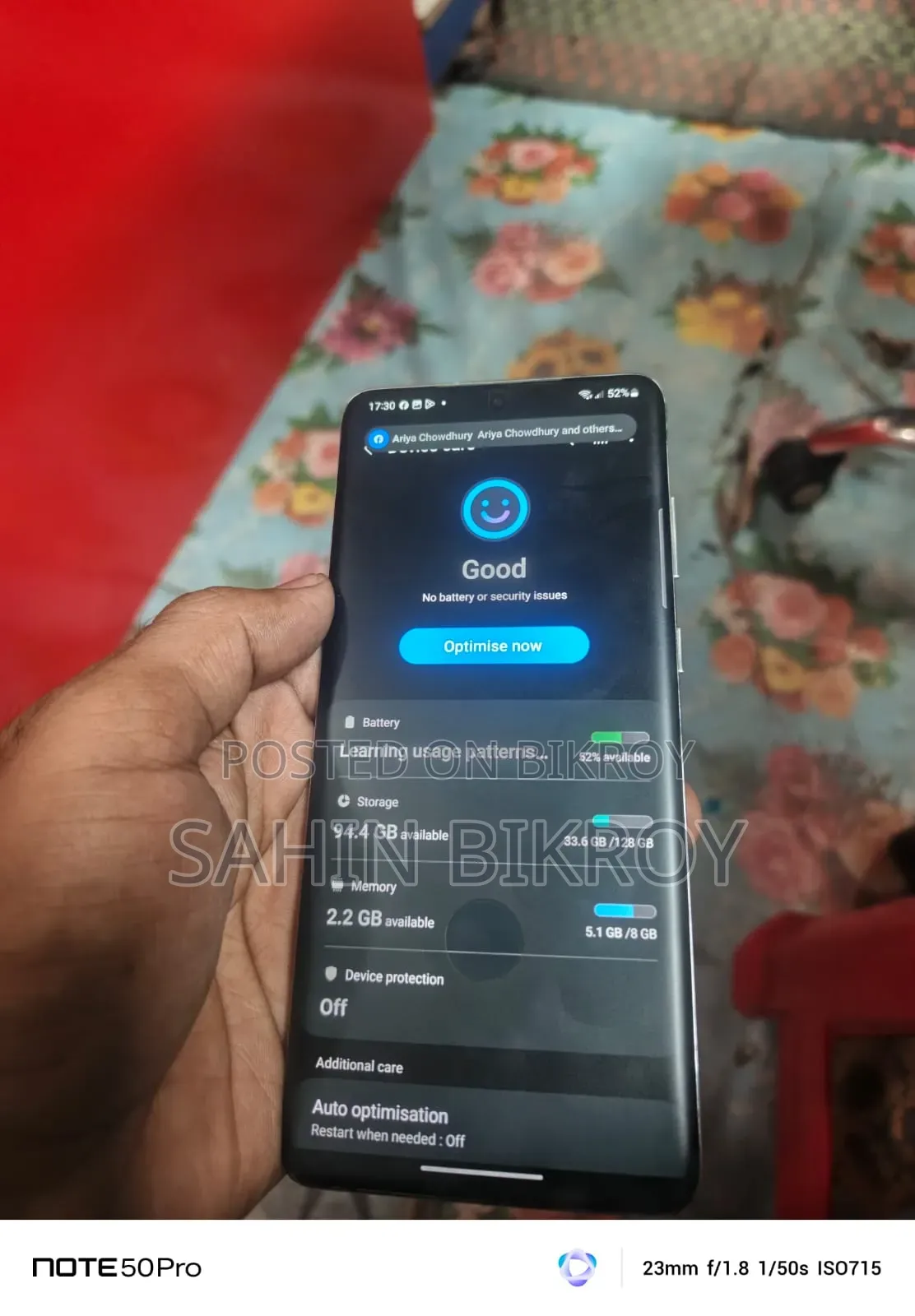 New Samsung Galaxy S20+ 128 GB White
