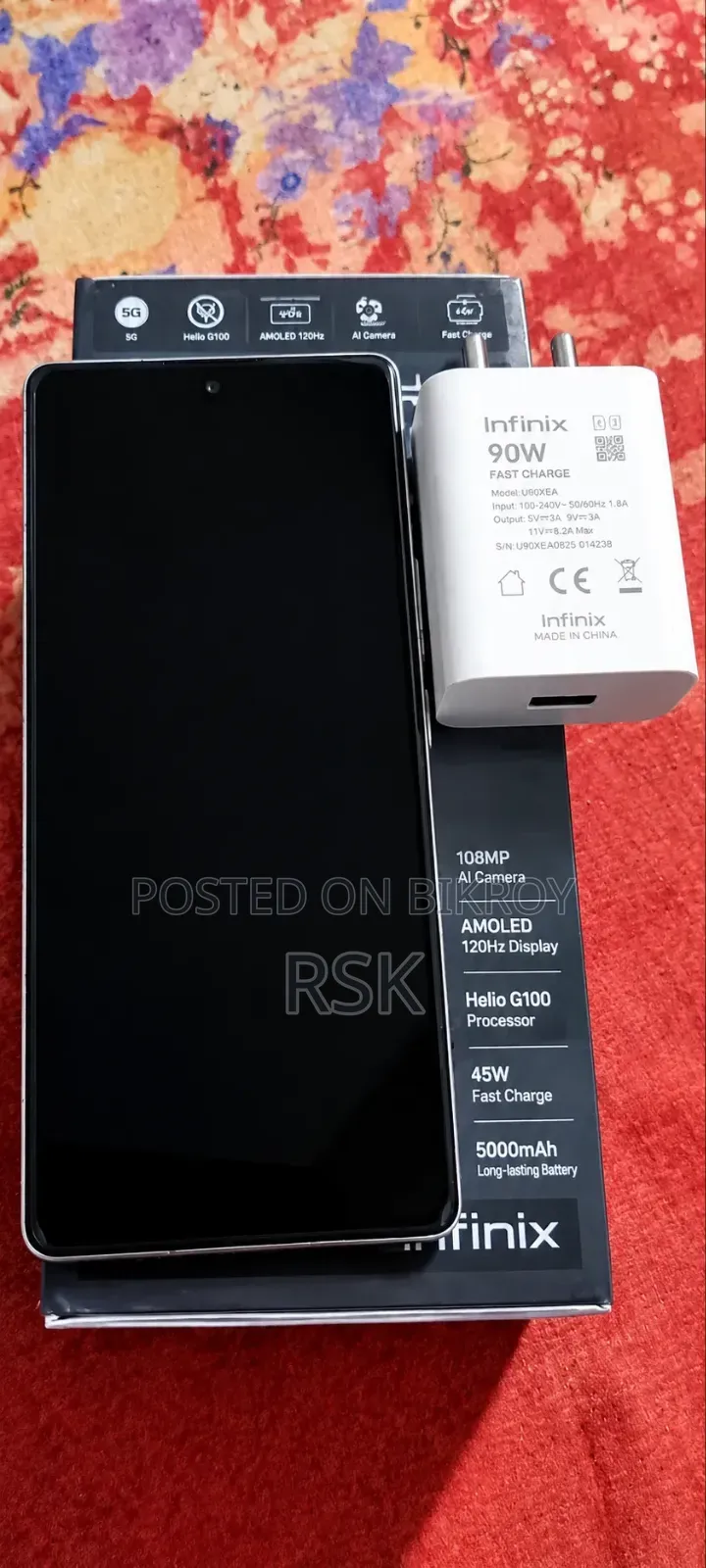 ইনফিনিক্স নোট ৫০ প্রো ৪জি ২৫৬ জিবি সাদা