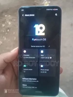 Vivo Y21 64 GB Red