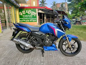 টিভিএস আপাচি আরটিআর ১৬০ টুভি ২০১৮ নীল