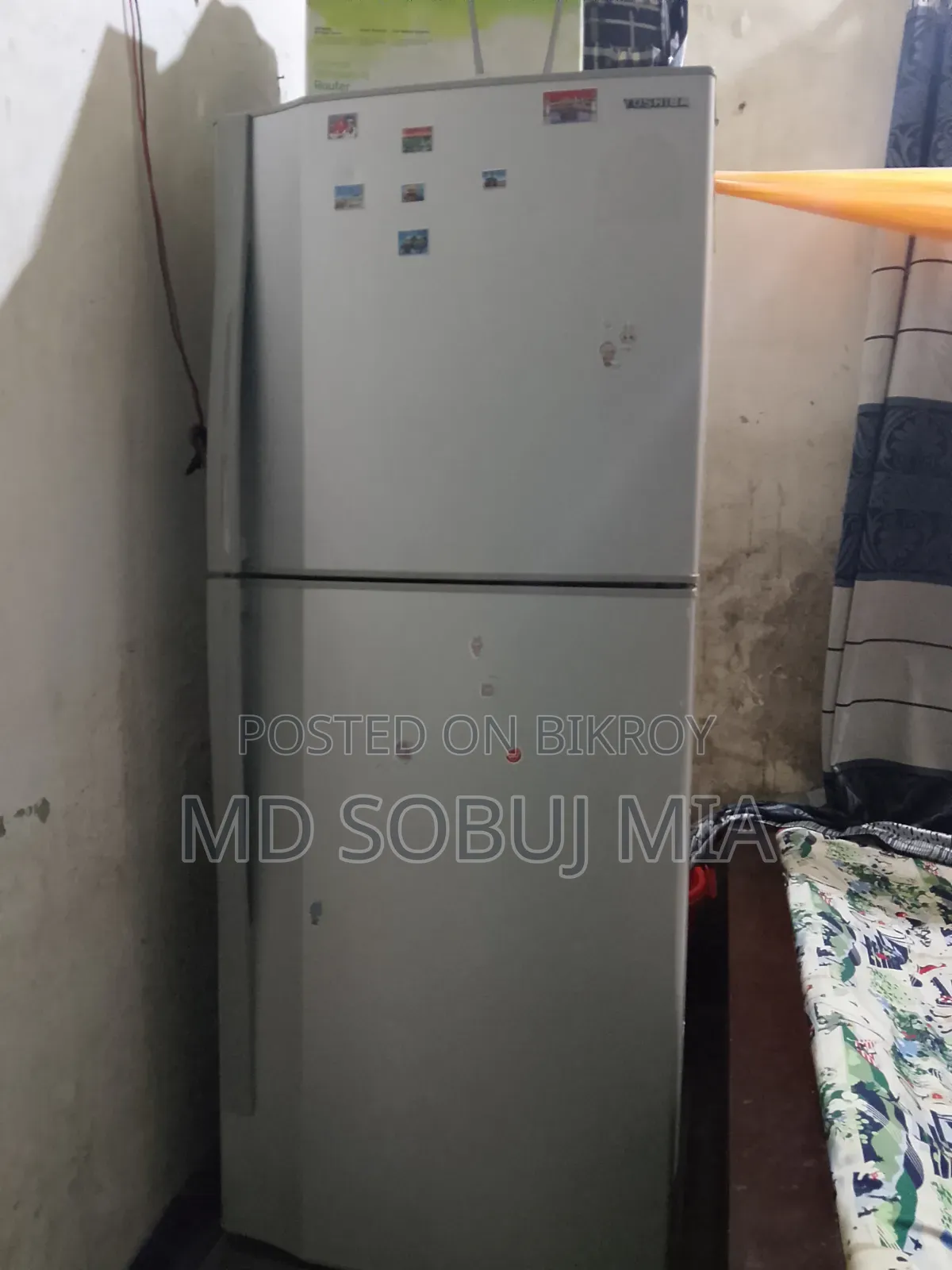 জরুরী তোশিবা ডাবল ডোর ফ্রিজ বিক্রি হবে