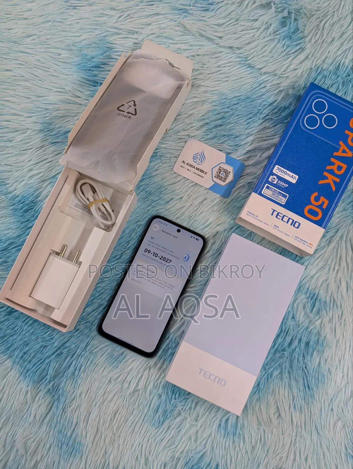 New Tecno Spark 50 128 GB Black
