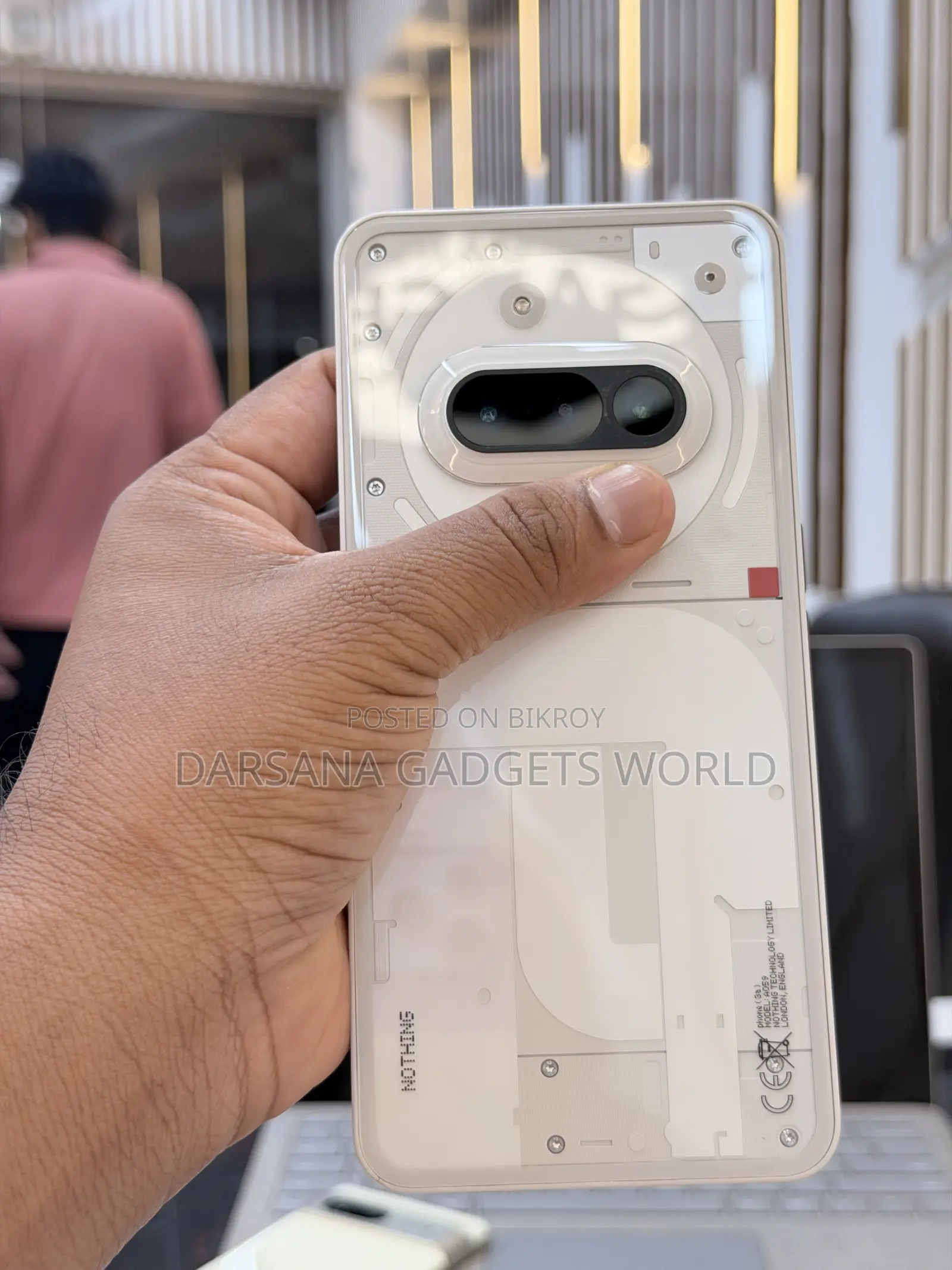 নাথিং ফোন ৩এ ১২৮ জিবি সাদা
