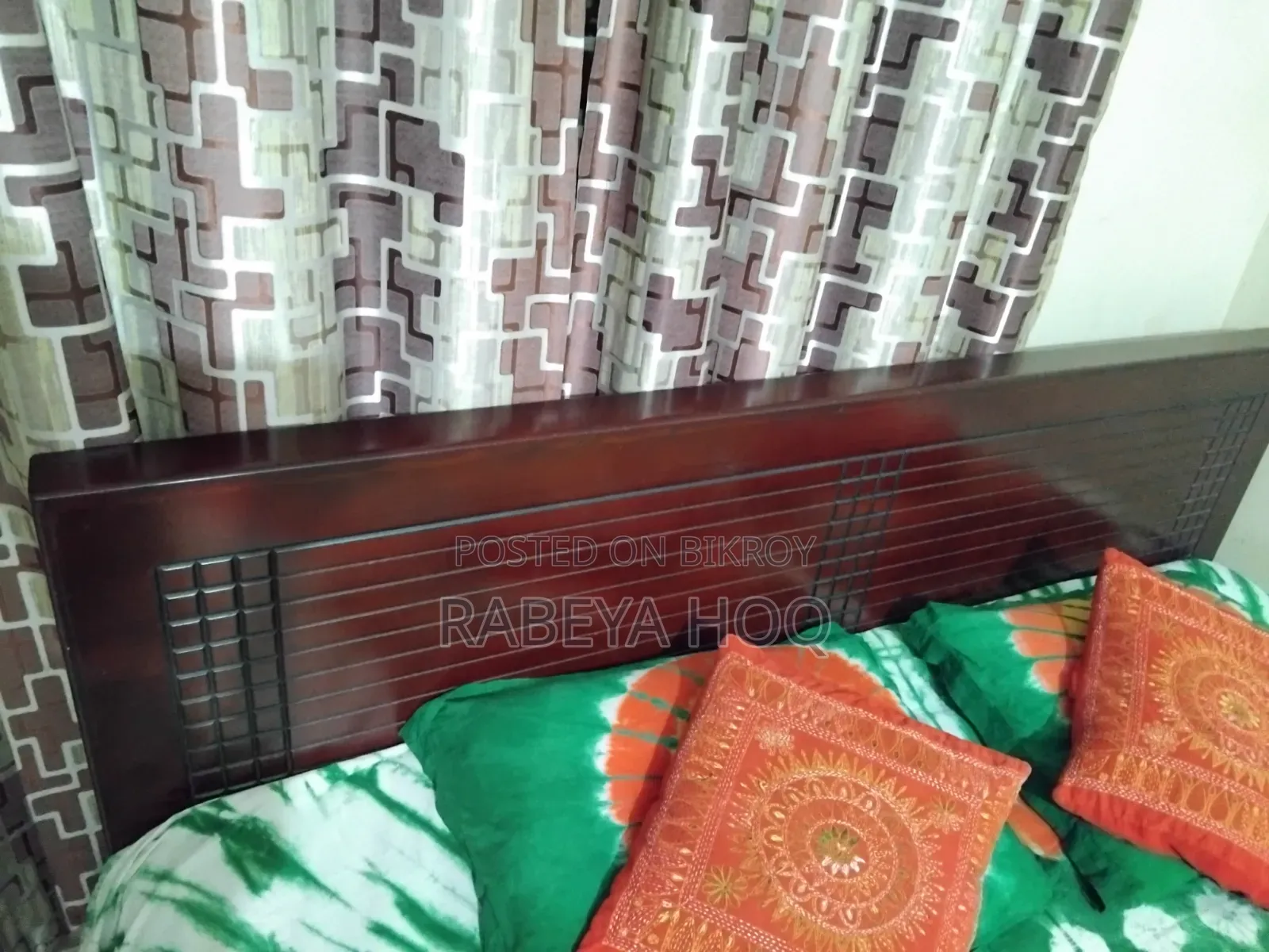 6/7 feet Box Bed (with Mattress)