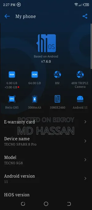 Tecno Spark 8 Pro 64 GB