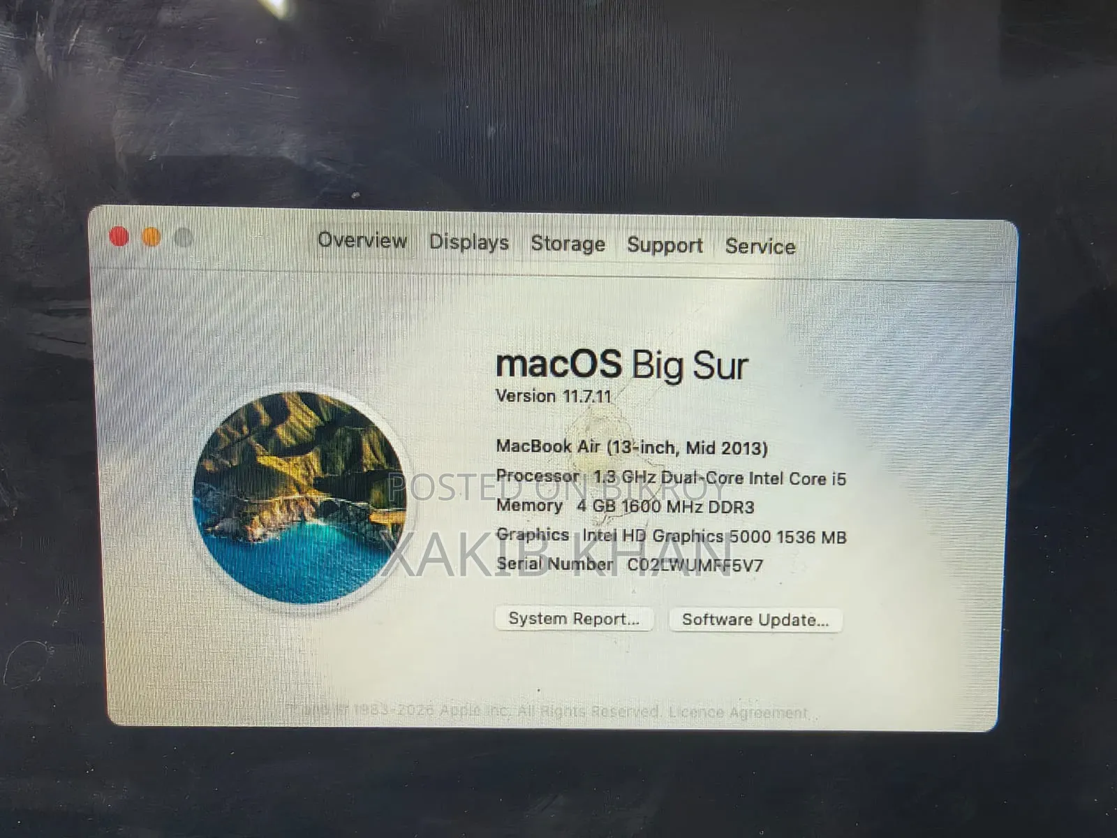 Apple Macbook Air 2013 Core i5