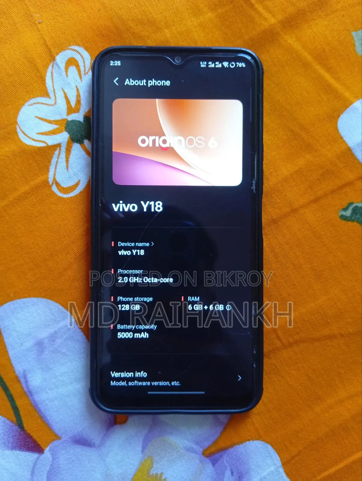 Vivo Y18 128 GB White