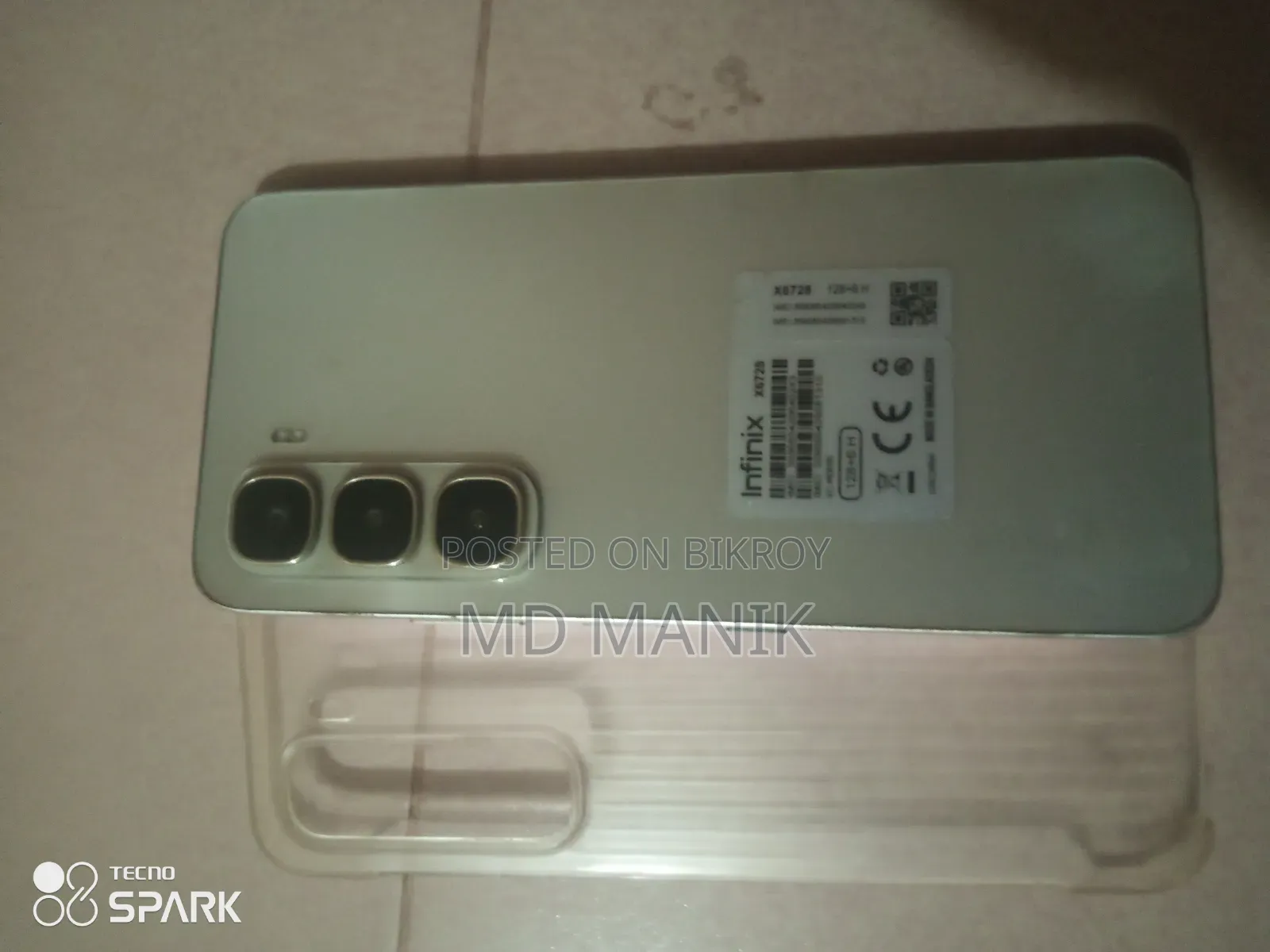 Infinix Hot 60i 128 GB Silver
