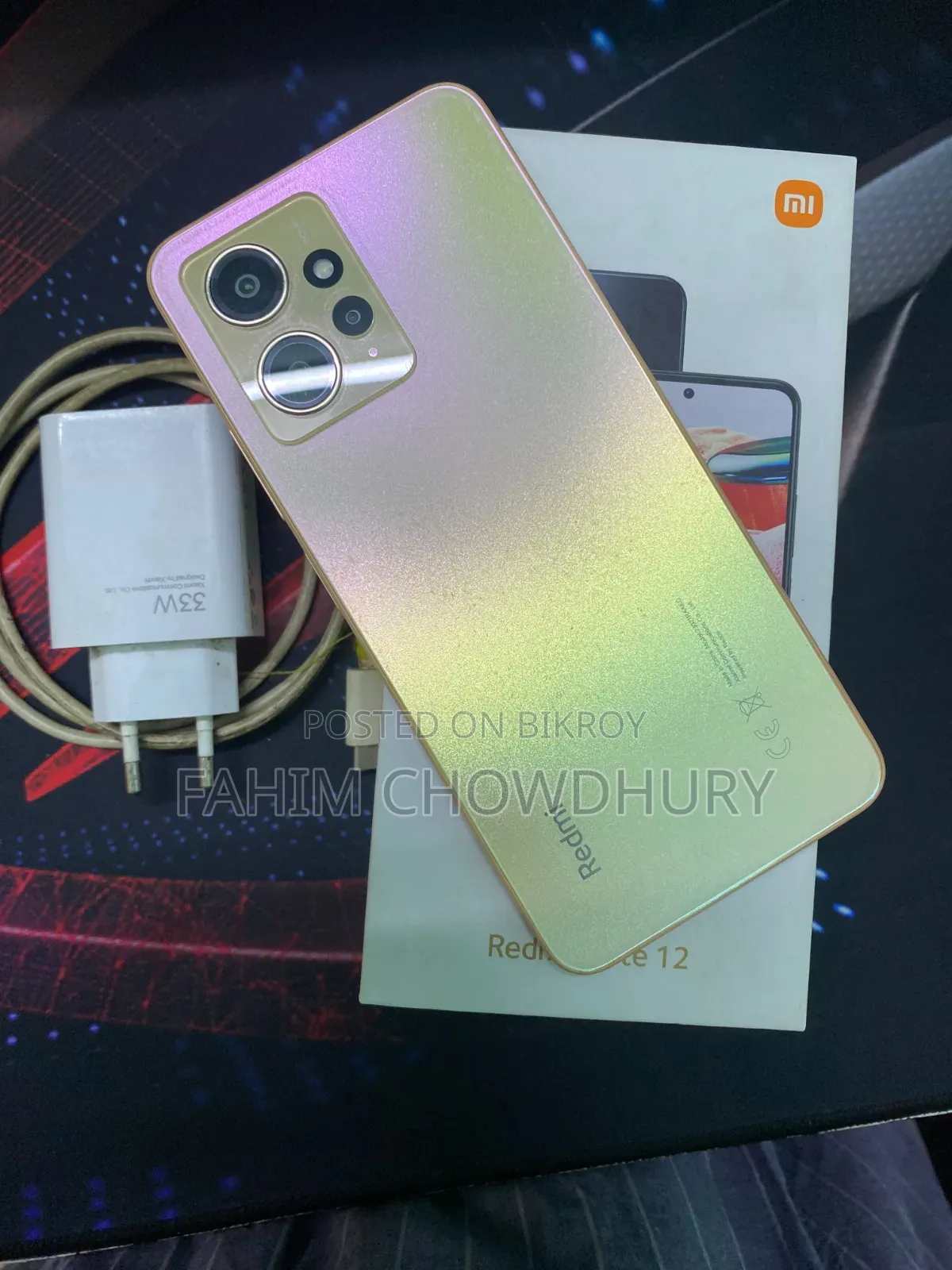 Xiaomi Redmi Note 12 128 GB Gold