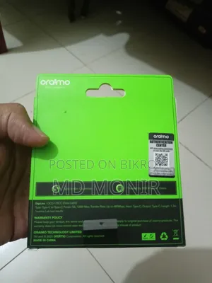 Oraimo Type C 100W Cable