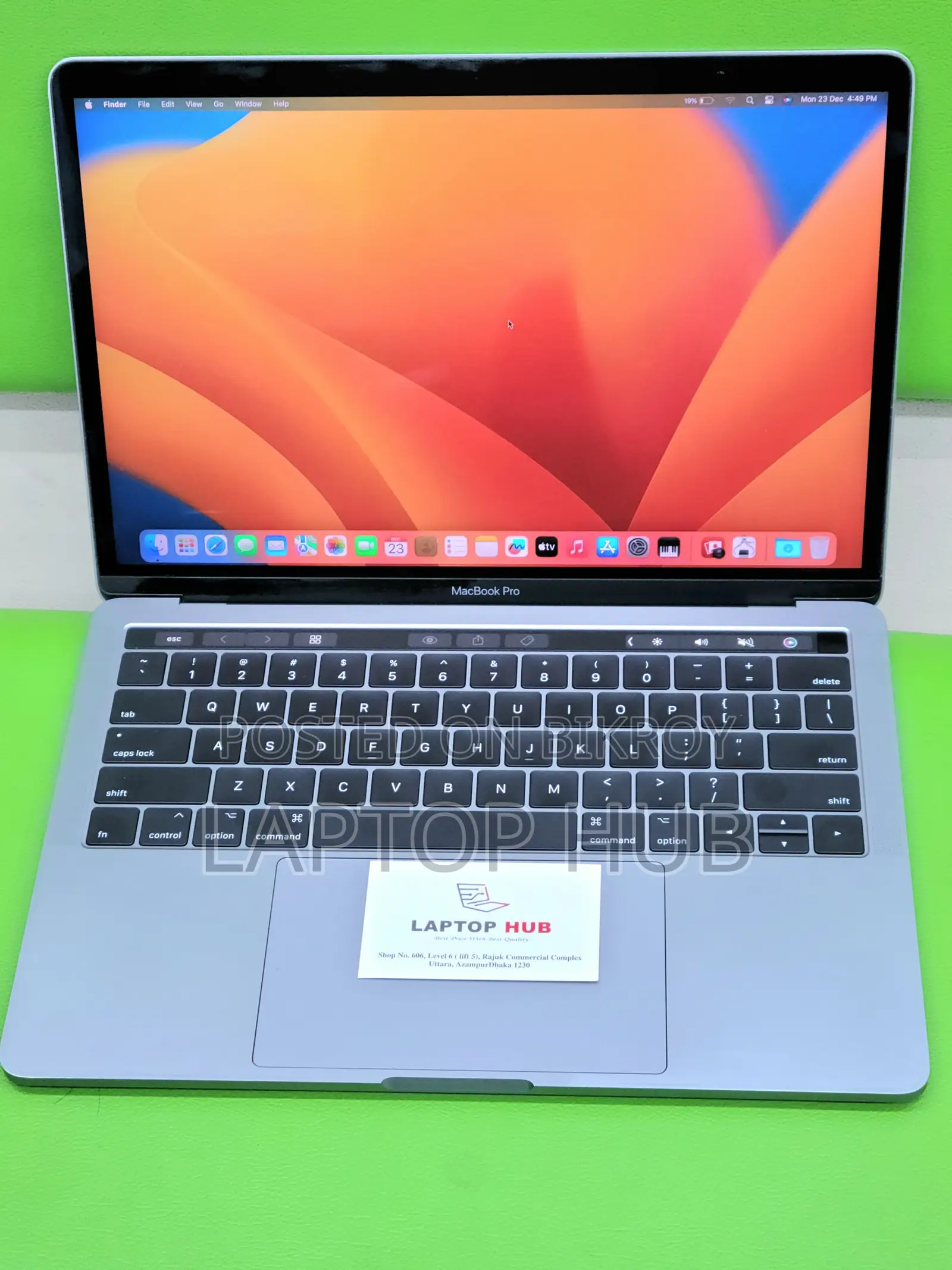 Laptop Apple MacBook Pro 2020 16GB Intel Core i5 SSD 512GB