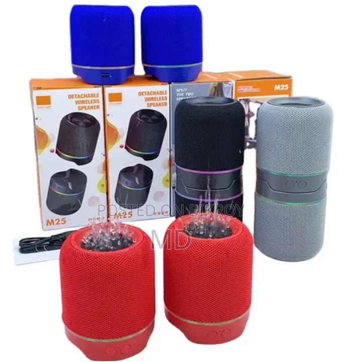 NEW M25 Outdoor Wireless DJ Two-in-One Split Speakers