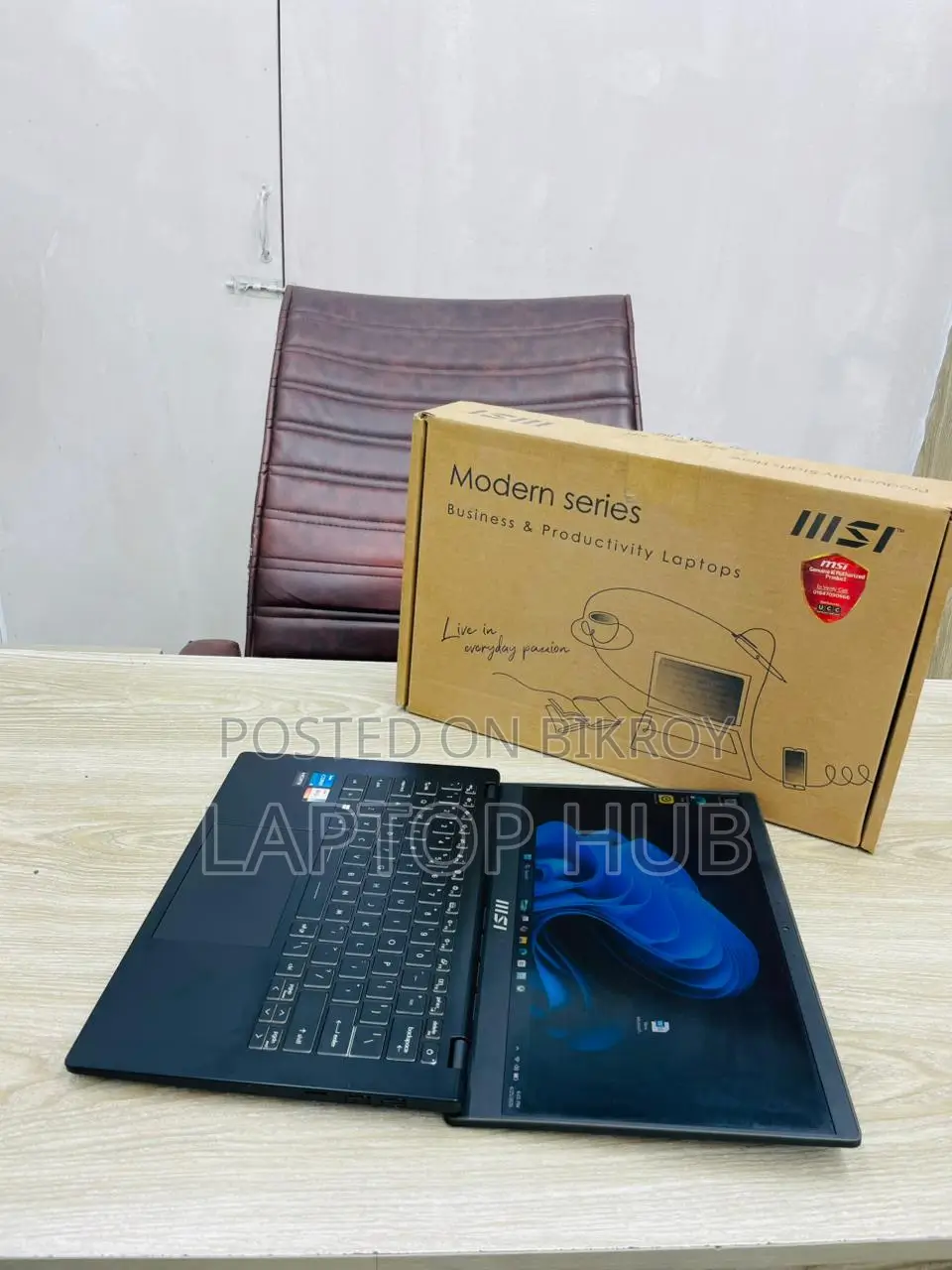 Laptop MSI Modern 14 16GB Intel Core i7 SSD 512GB