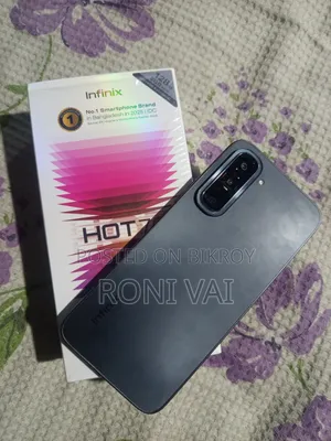 নতুন ইনফিনিক্স হট ৭০ ১২৮ জিবি কালো