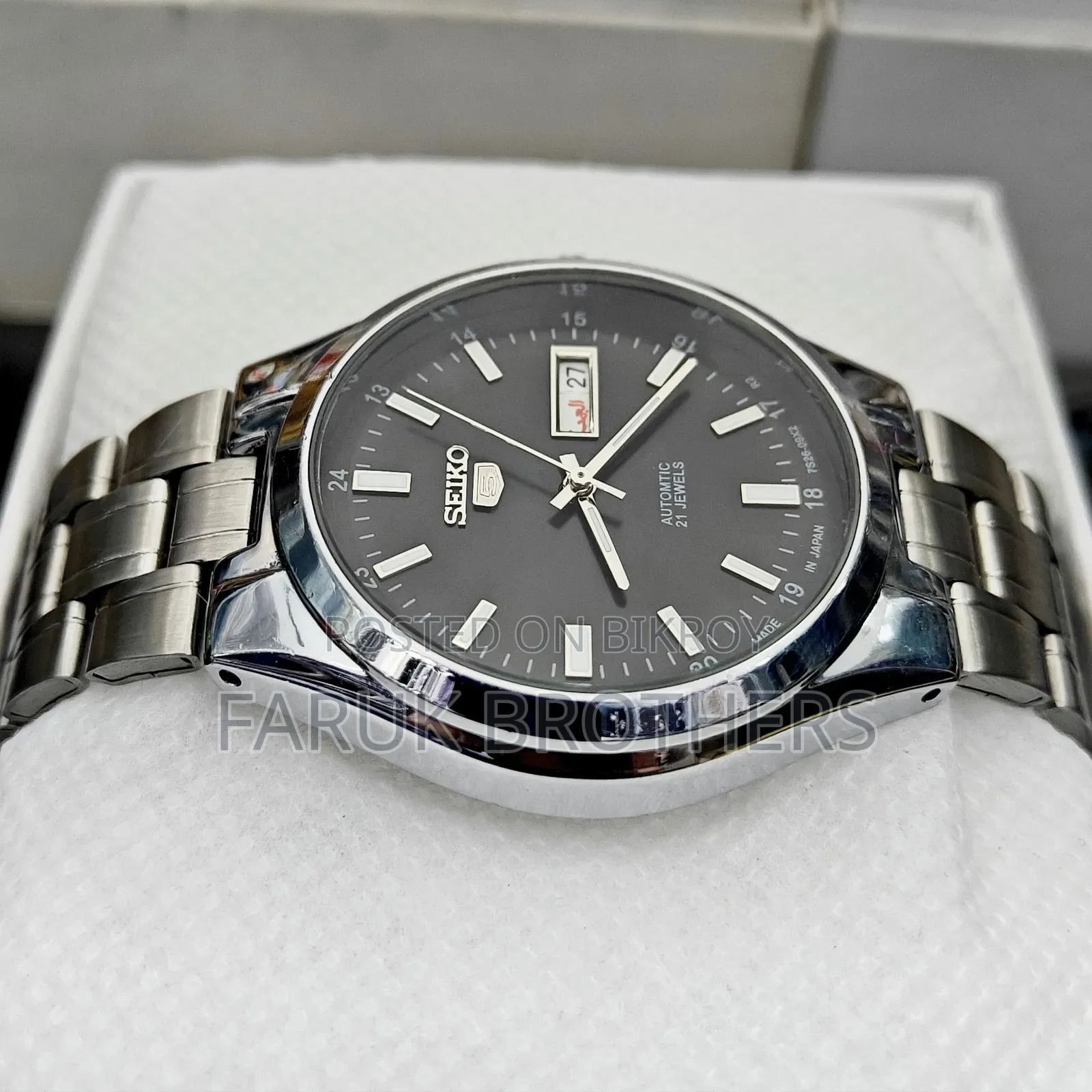 Seiko 5 Automatic 21 Jewels | Black Dial | Seiko 5 Master Grade