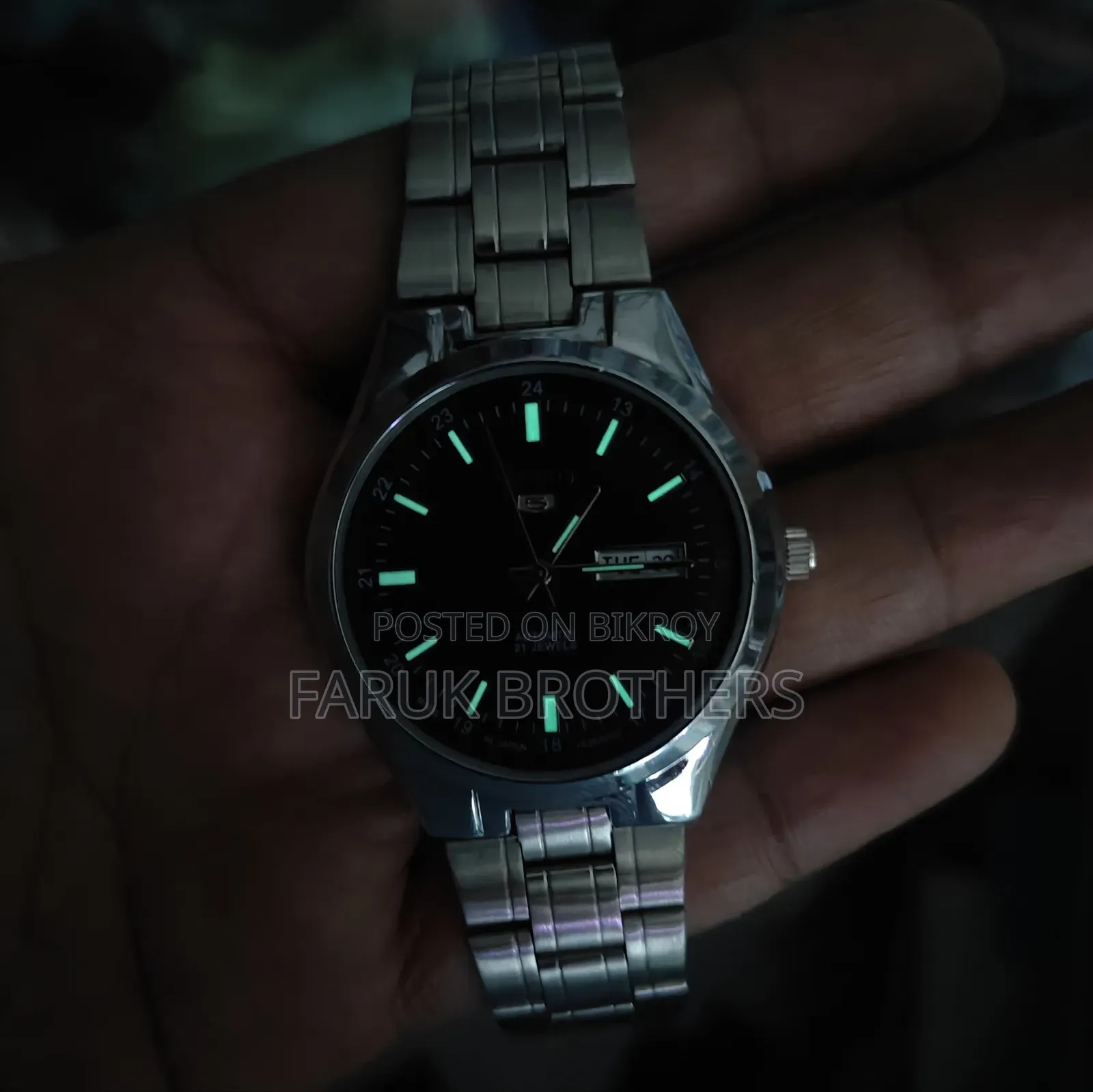 Seiko 5 Automatic 21 Jewels | Black Dial | Seiko 5 Master Grade