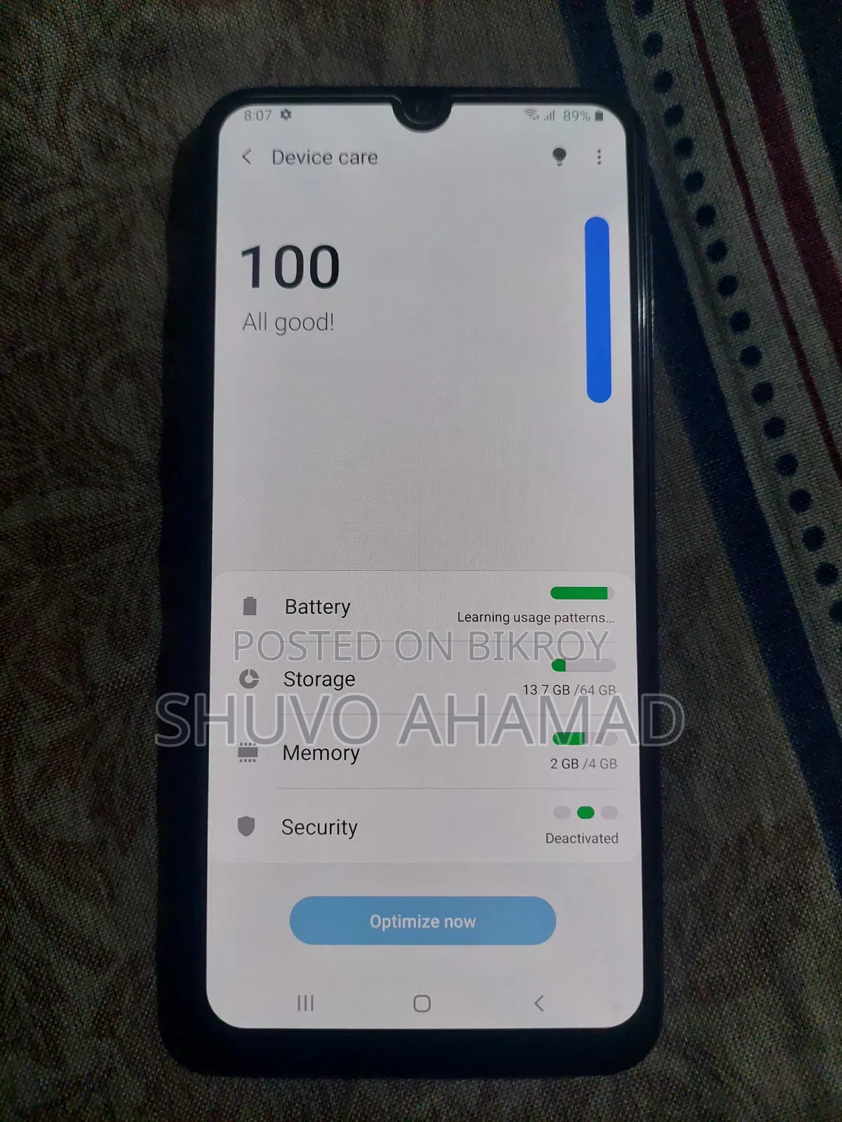 Samsung Galaxy A30 64 GB Blue