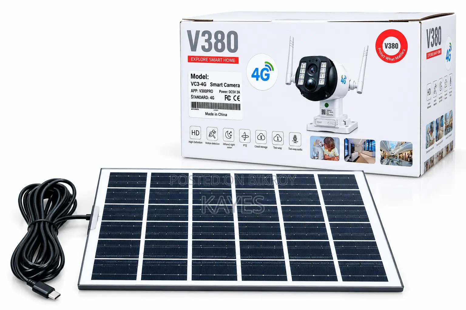 V380 4G/WiFi Smart Security Camera