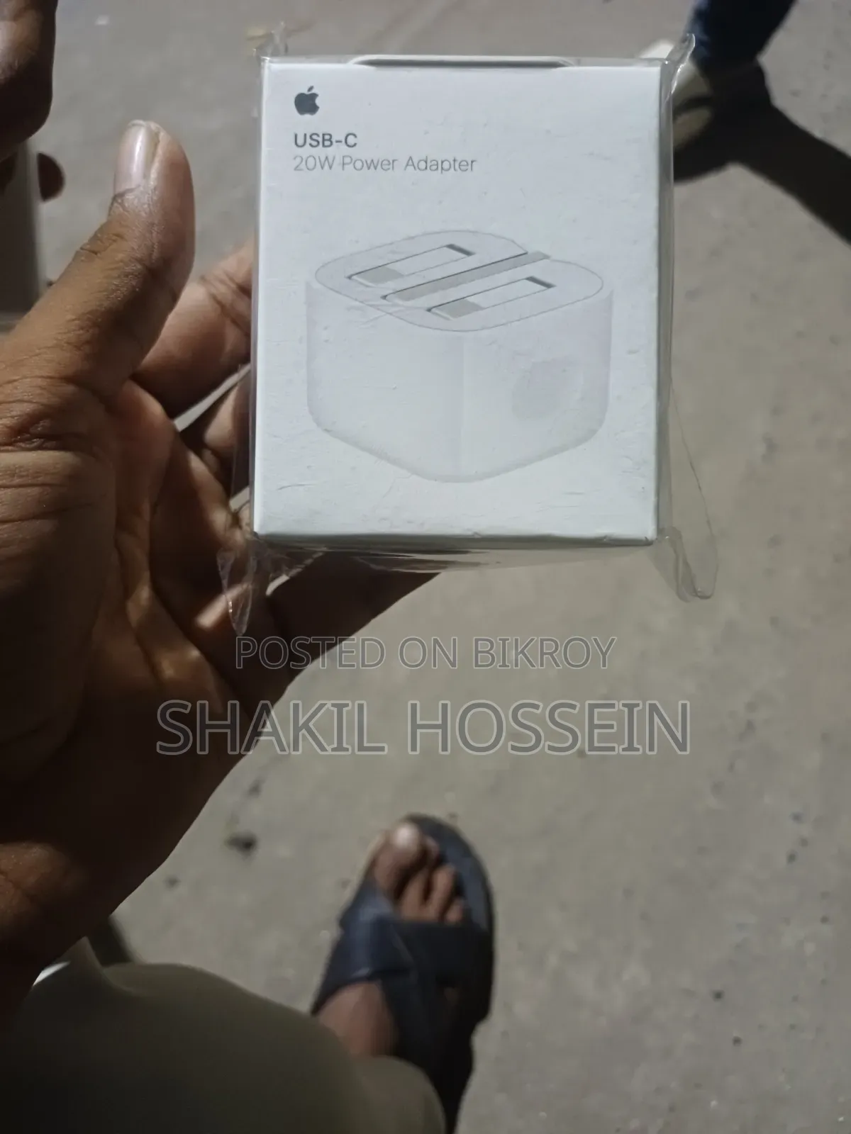 অ্যাপল ২০ওয়াট ইউএসবি-সি পাওয়ার অ্যাডাপ্টার (৫টি - একদম নতুন)