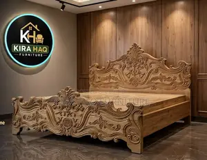 Royal Chittagong Teak Wood Bed
