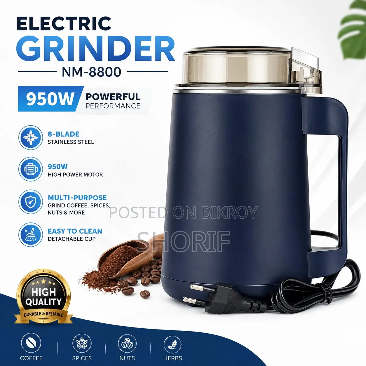 Electric Grinder Machine 950W NM