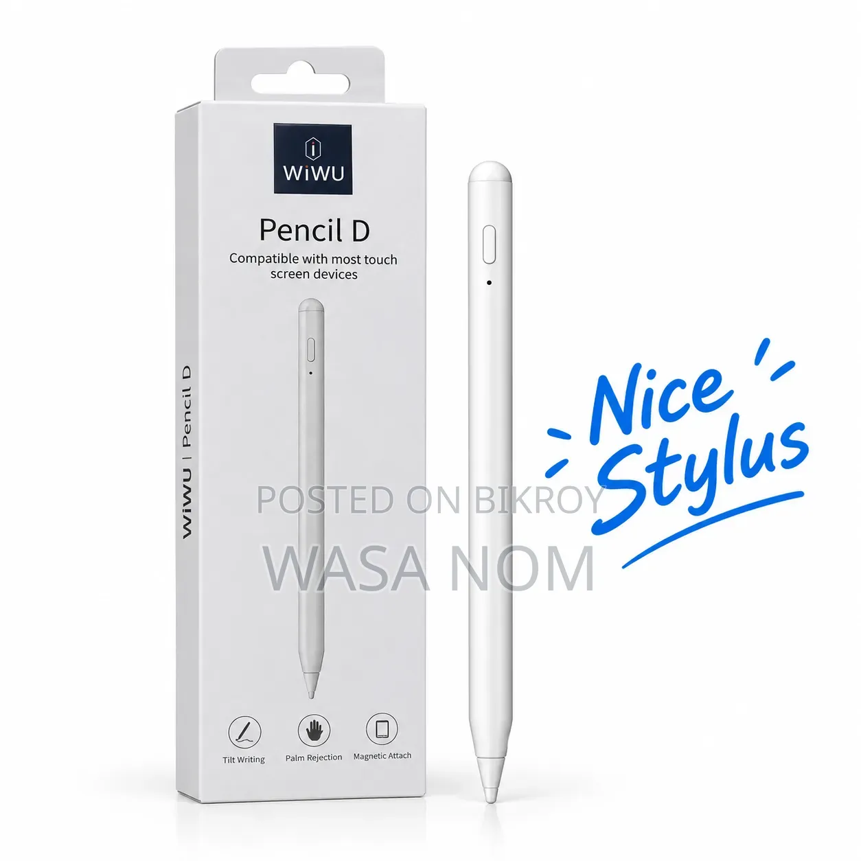 WiWU Pencil D | Android & iOS Compatible | Almost New | 🎁 Free Gift