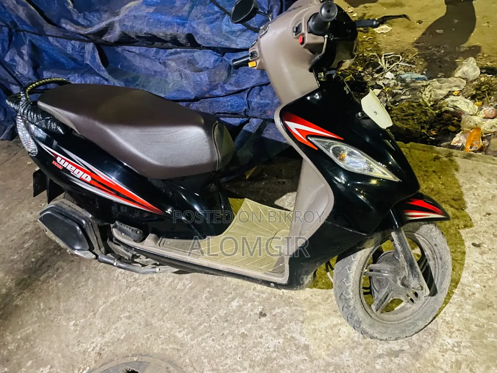 টিভিএস উইগো ২০২৩ কালো