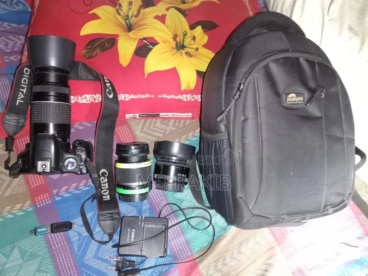 Canon 550D, Canon 550D, Charger + Bag