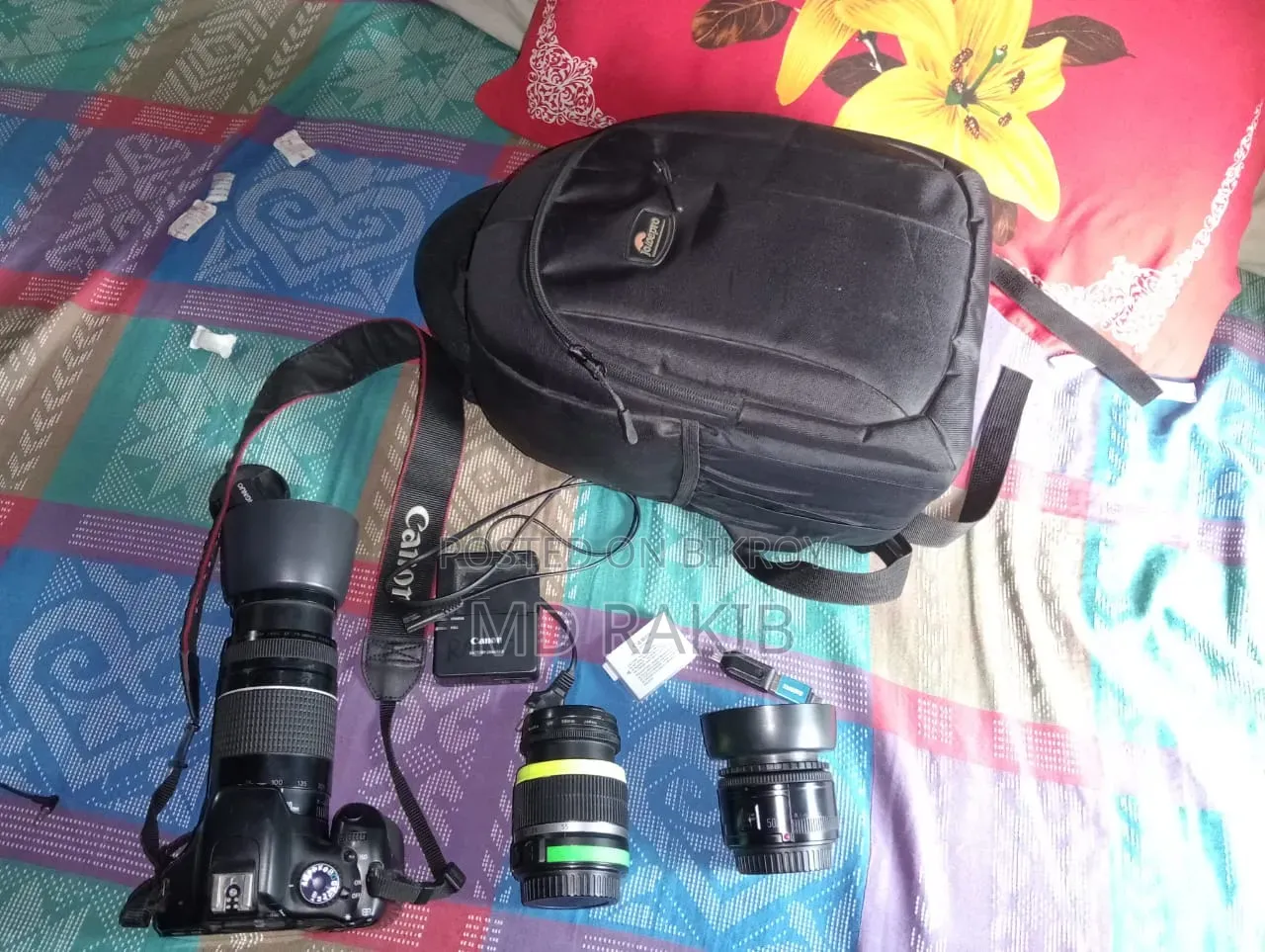 Canon 550D, Canon 550D, Charger + Bag
