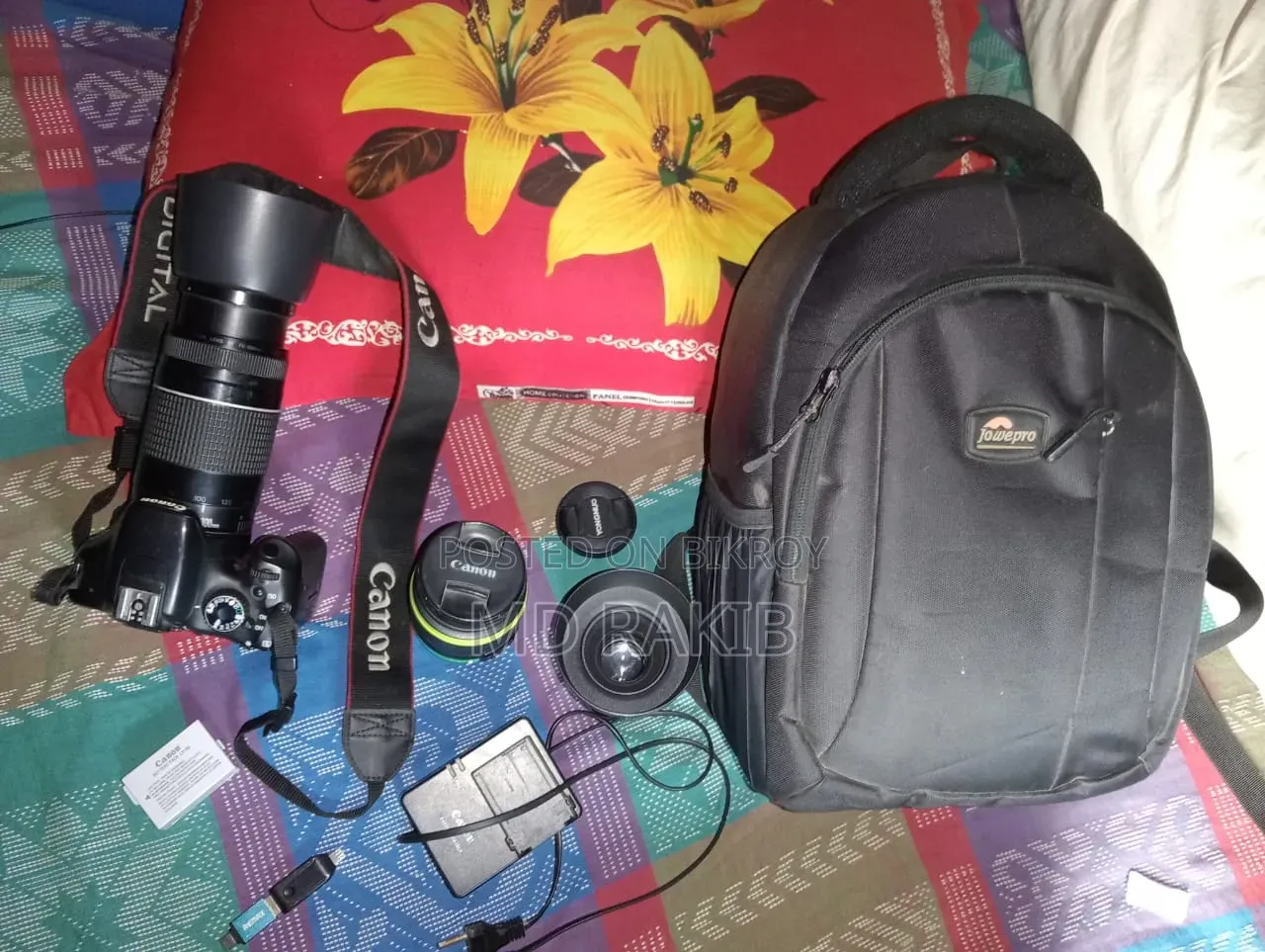 Canon 550D, Canon 550D, Charger + Bag