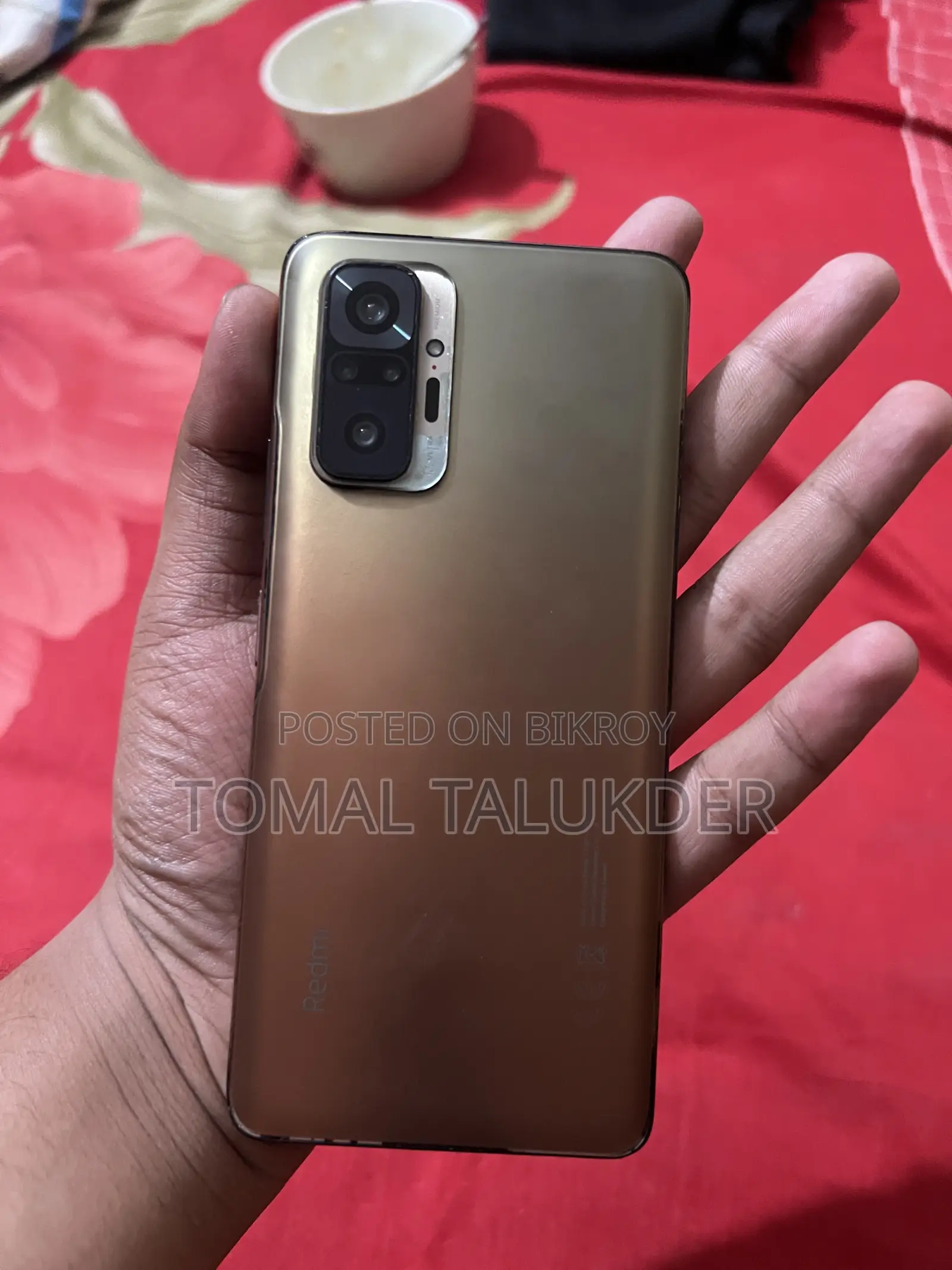 Xiaomi Redmi Note 10 Pro Max 128 GB Gold