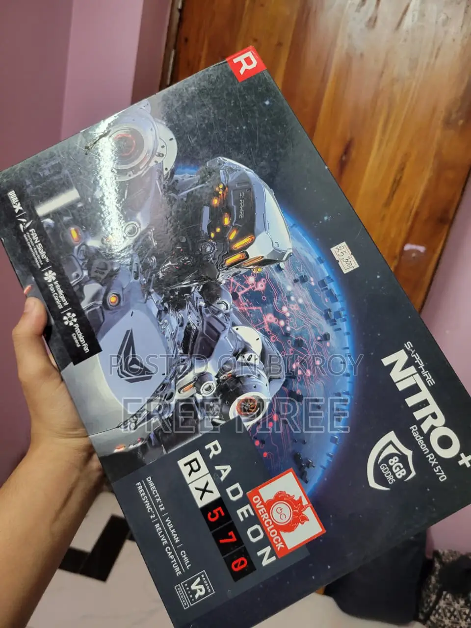 স্যাফায়ার পালস রেডিয়ন আরএক্স ৫৭০ ৮জিবি জিডিডিআর৫ গ্রাফিক্স কার্ড