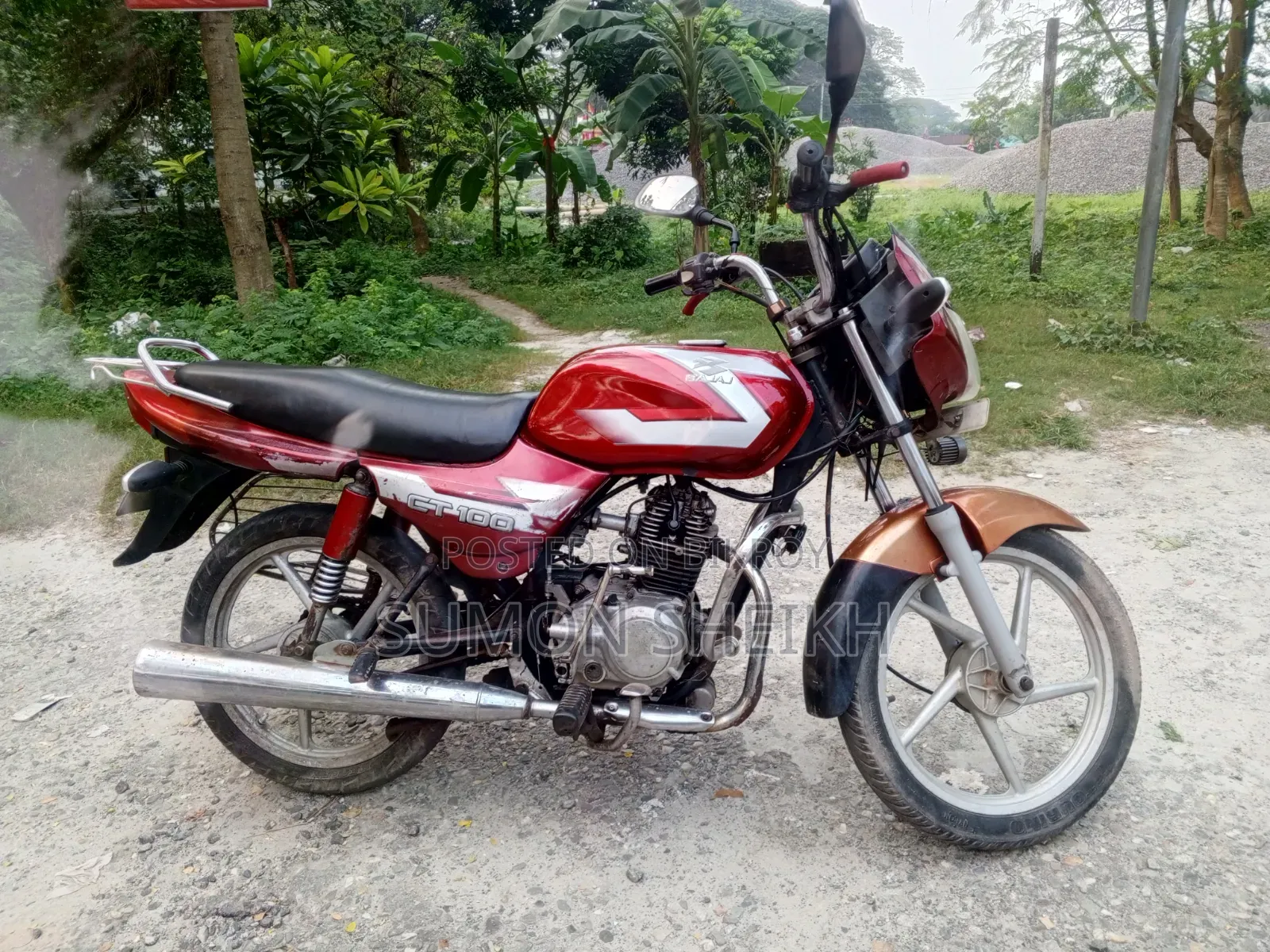 Bajaj CT 100 2012 Red