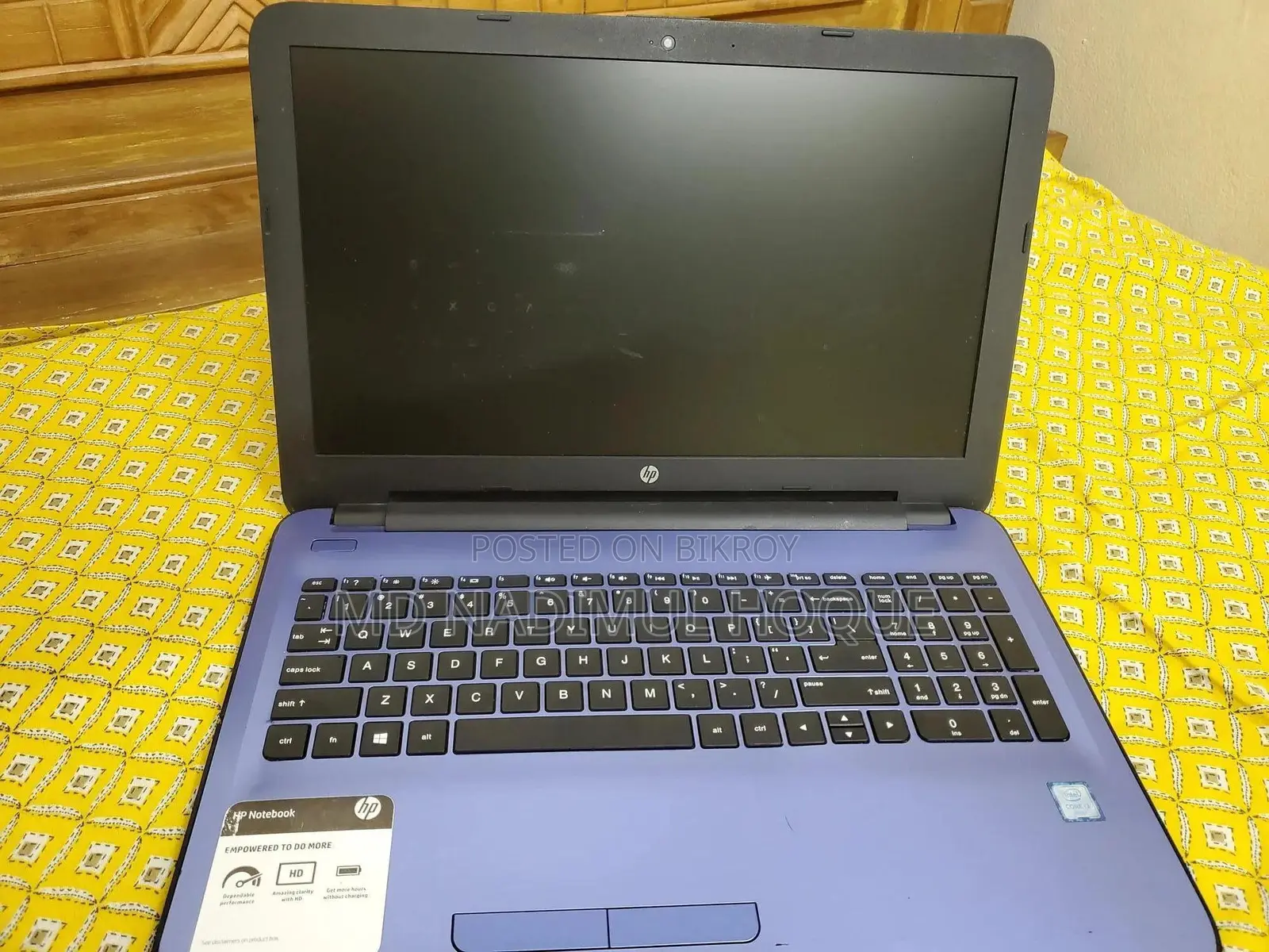Laptop HP 15 4GB Intel Core i3 HDD 128GB