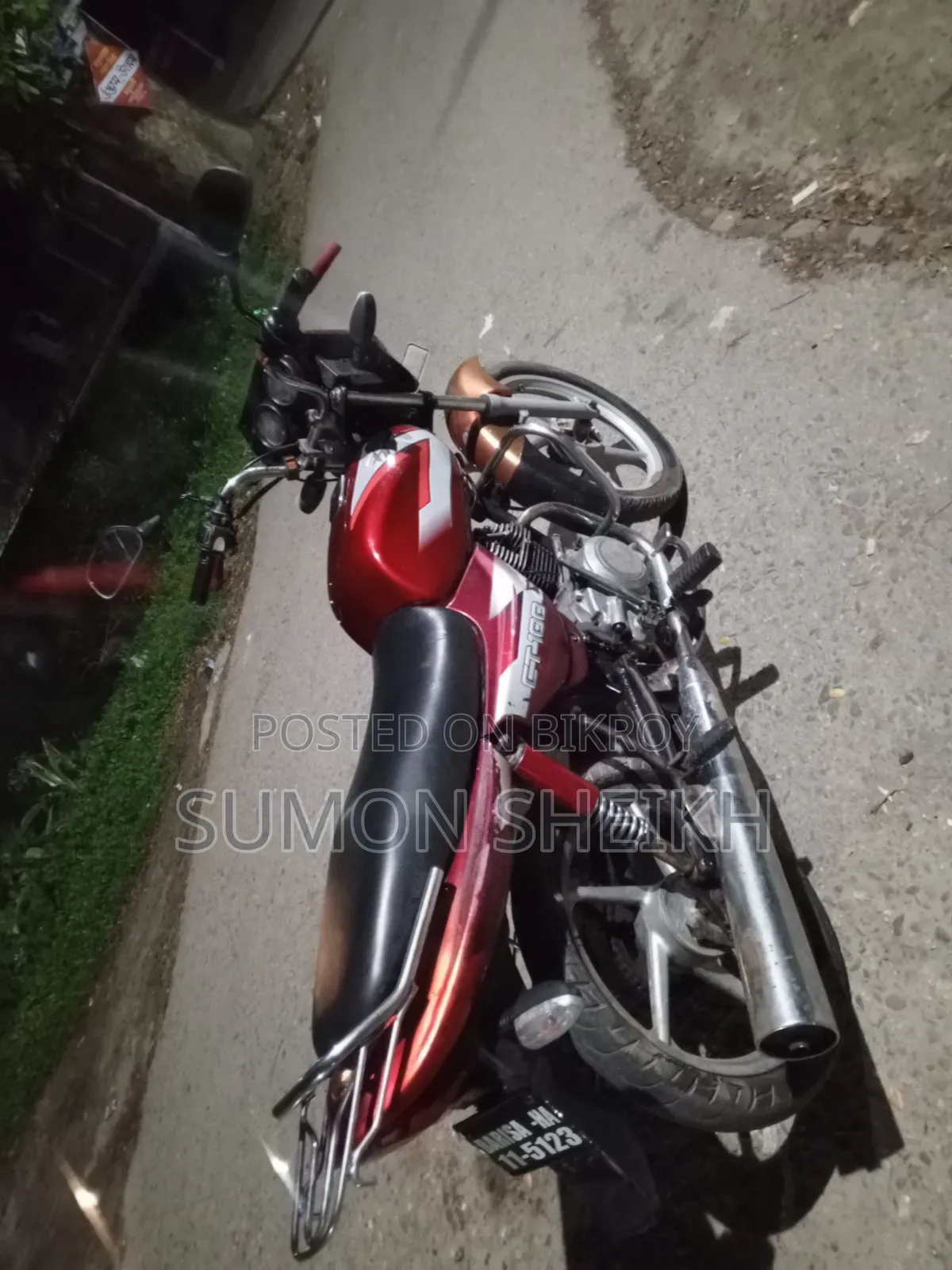 Bajaj CT 100 2012 Red