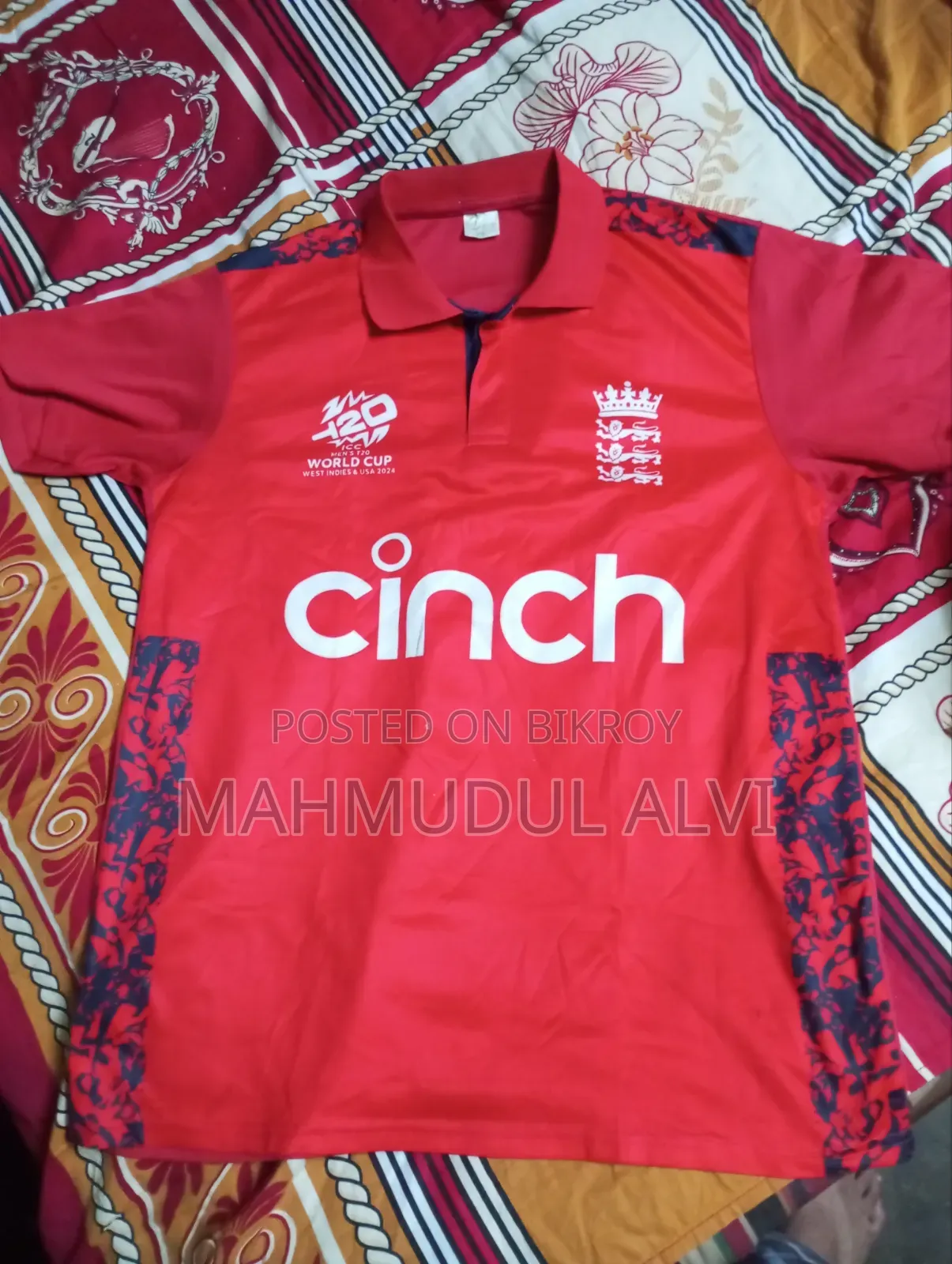 ইংল্যান্ড বিশ্বকাপ জার্সি ২০২৪