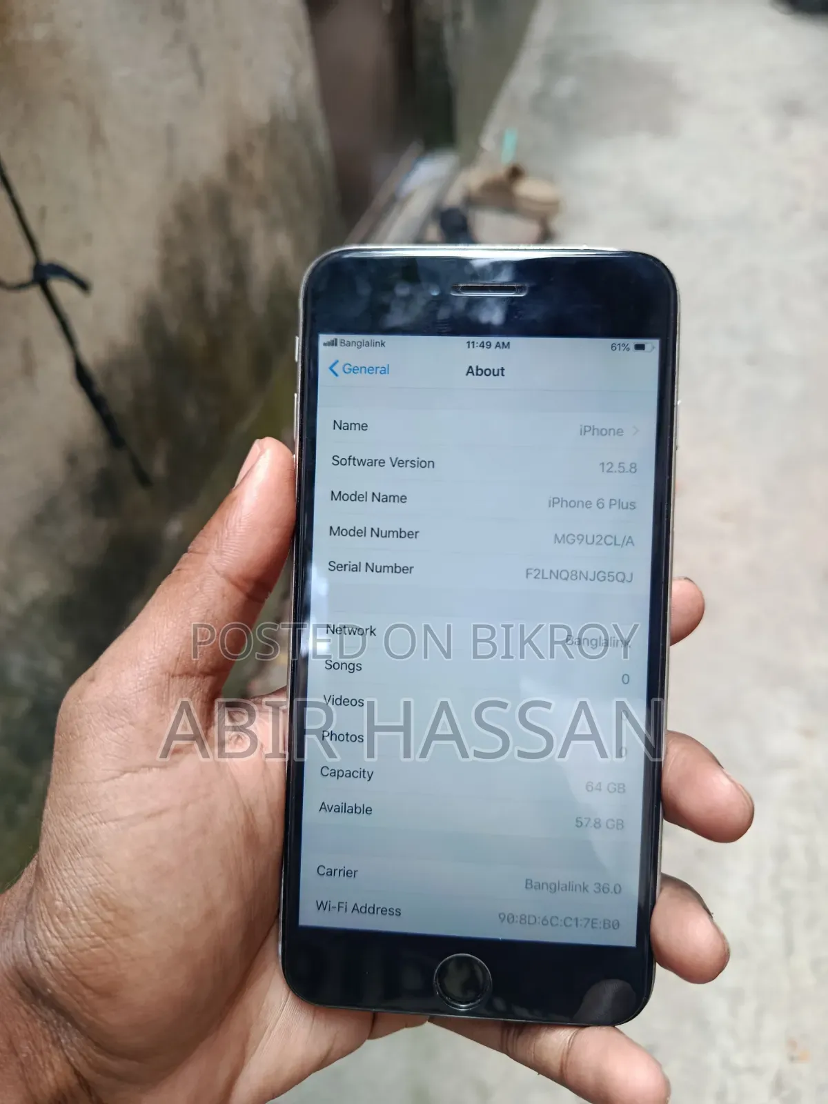 Apple iPhone 6 Plus 64 GB Gray