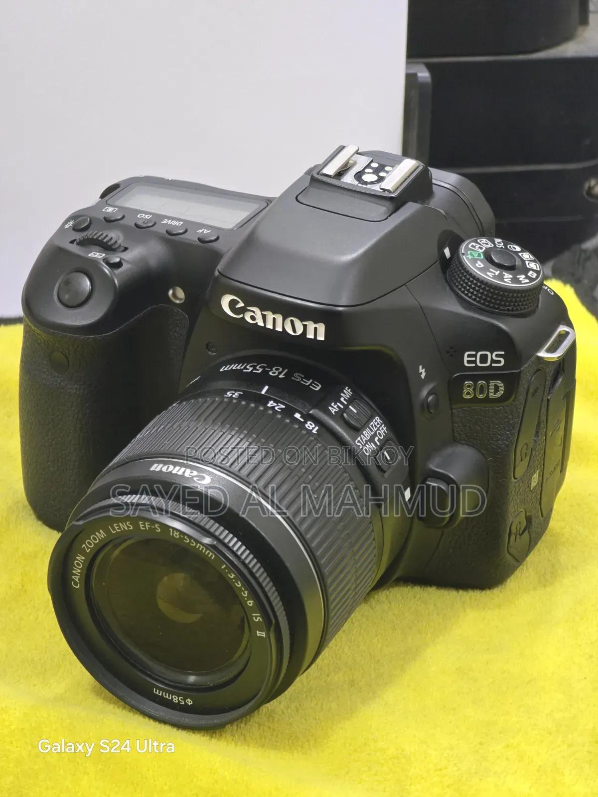 Canon 80d Semi Professional Camera With 18-55mm Lens