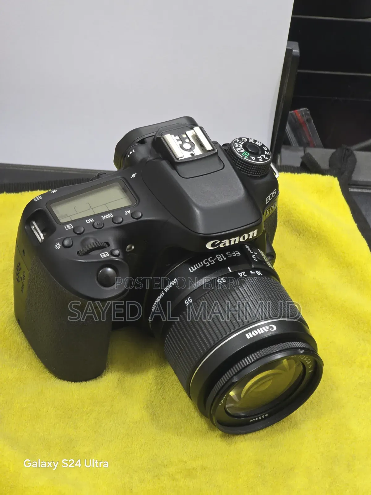 Canon 80d Semi Professional Camera With 18-55mm Lens