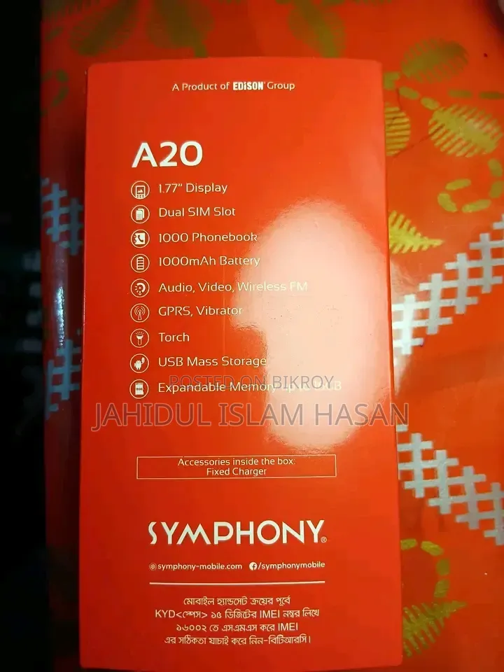 Symphony A20 Black