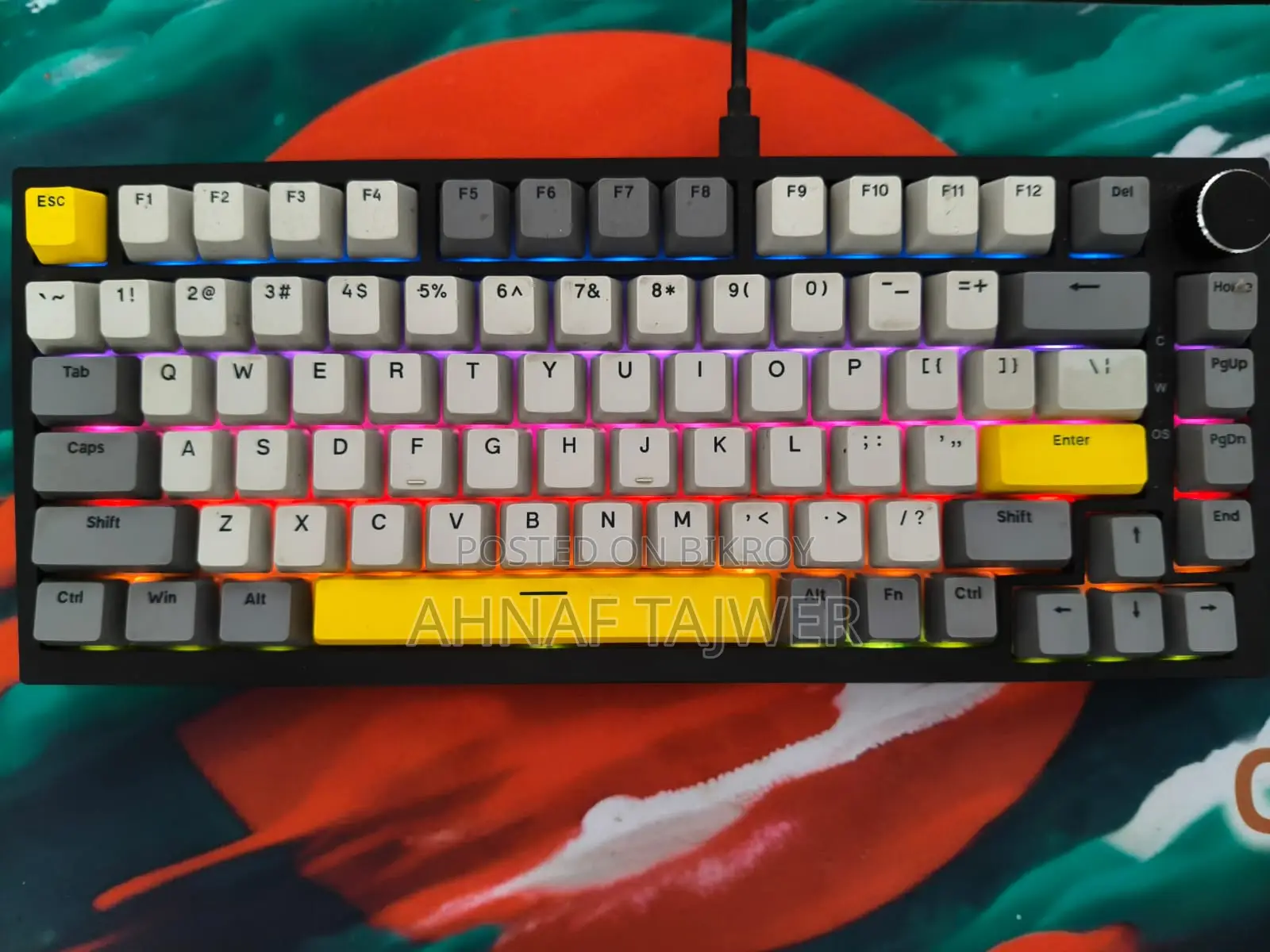 Ajazz AK820 Wired Moon Switch Keyboard
