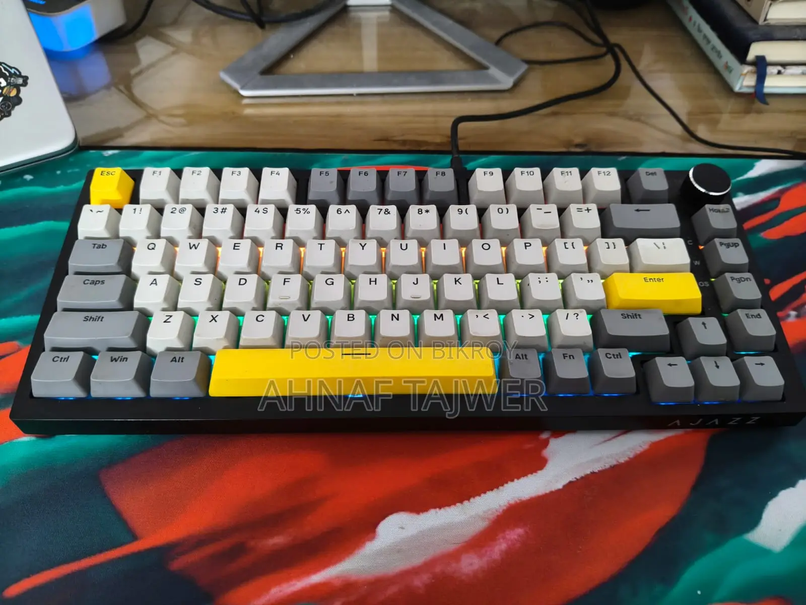 Ajazz AK820 Wired Moon Switch Keyboard