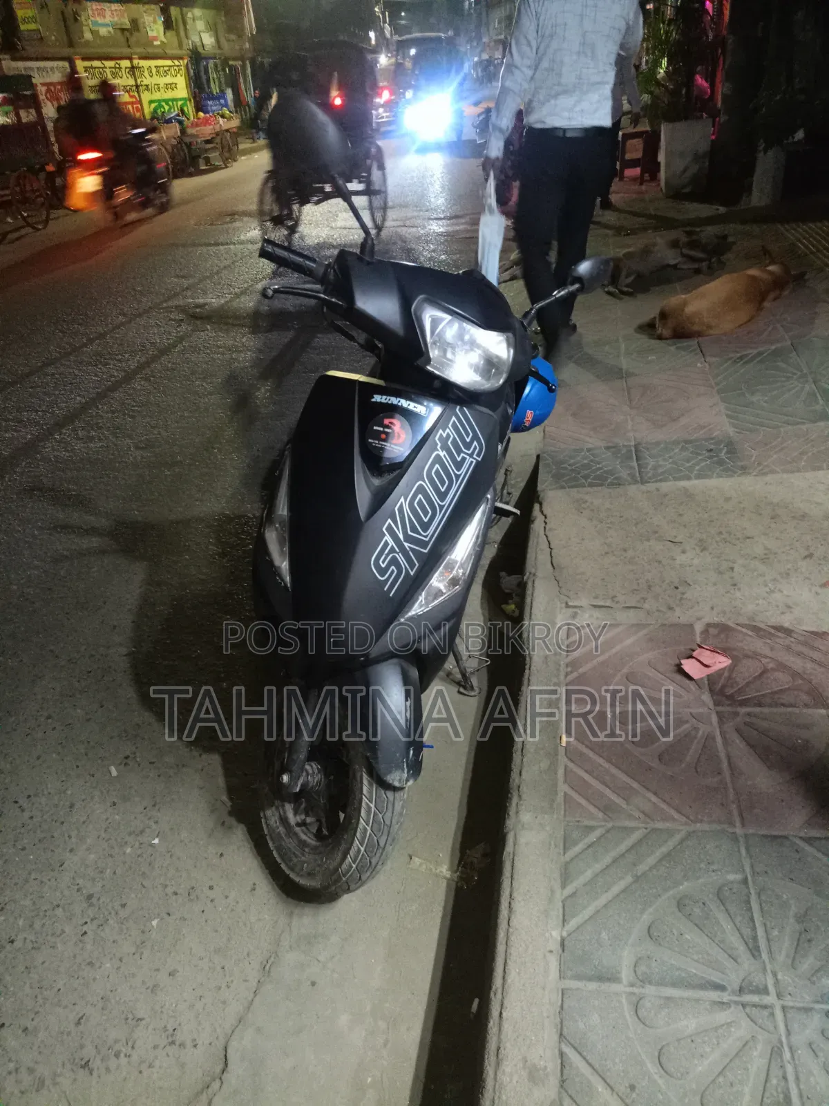 রানার স্কুটি-১১০ ২০২৩ কালো