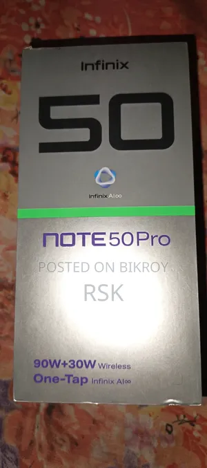 ইনফিনিক্স নোট ৫০ প্রো ৪জি ২৫৬ জিবি সাদা